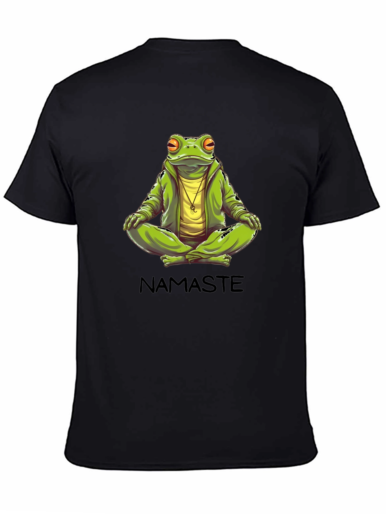 Namaste Frog Graphic T-Shirt - Zen Meditation Tee