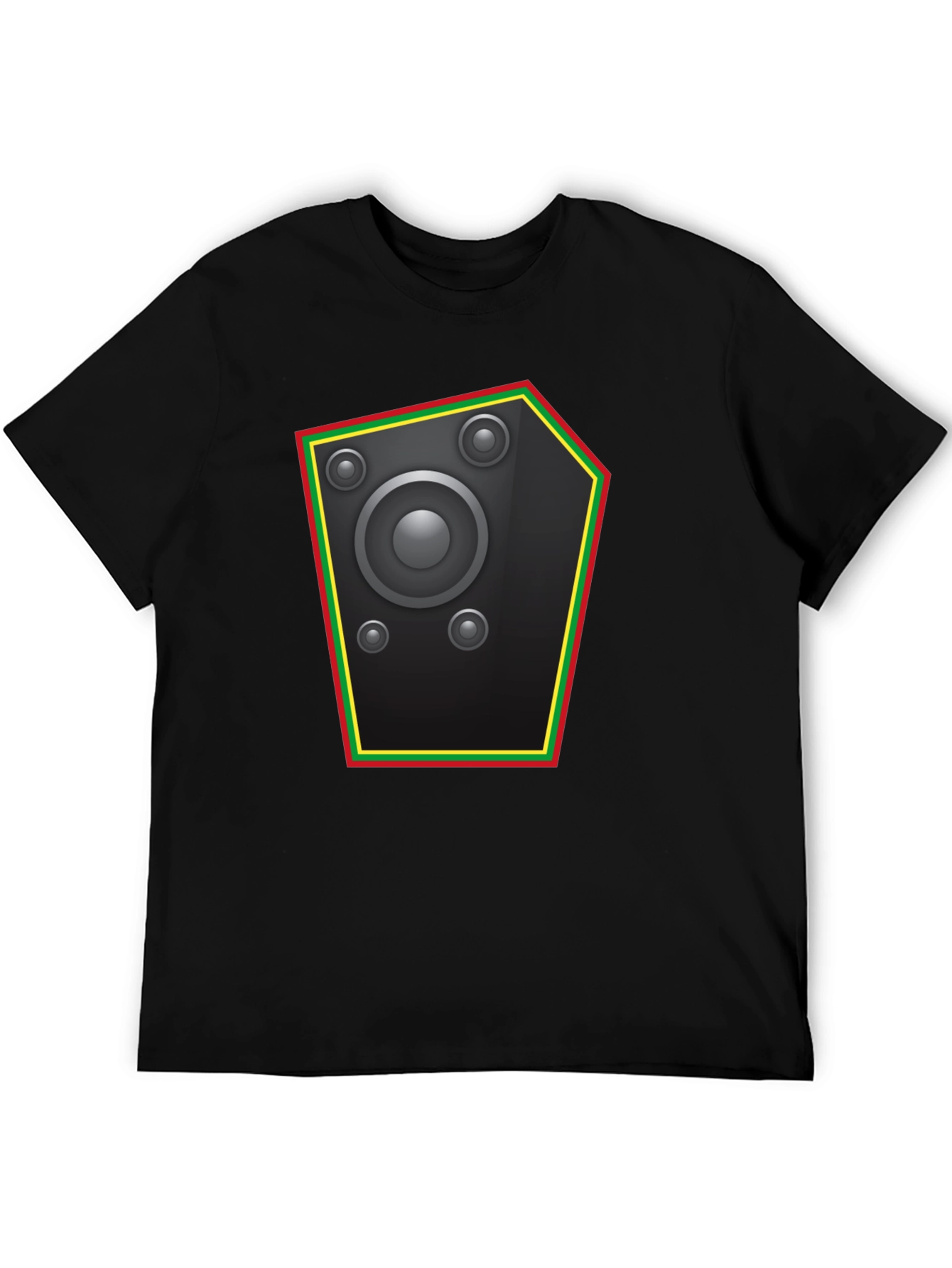 Speaker Graphic Black T-Shirt