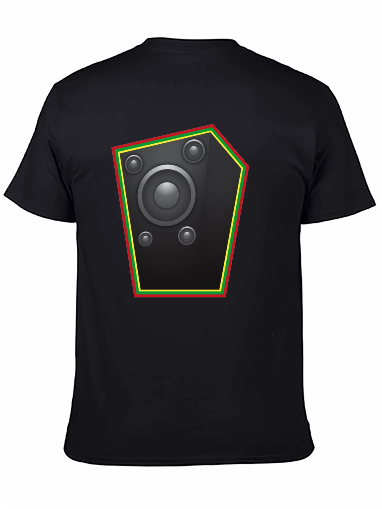Speaker Graphic Black T-Shirt