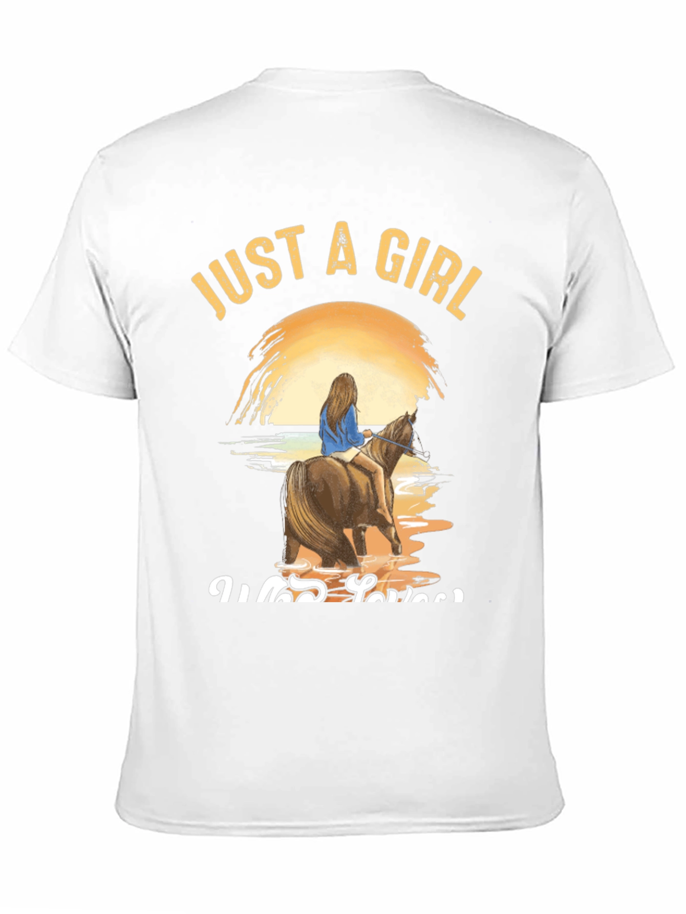 Just A Girl Who Loves Horses Graphic Tee