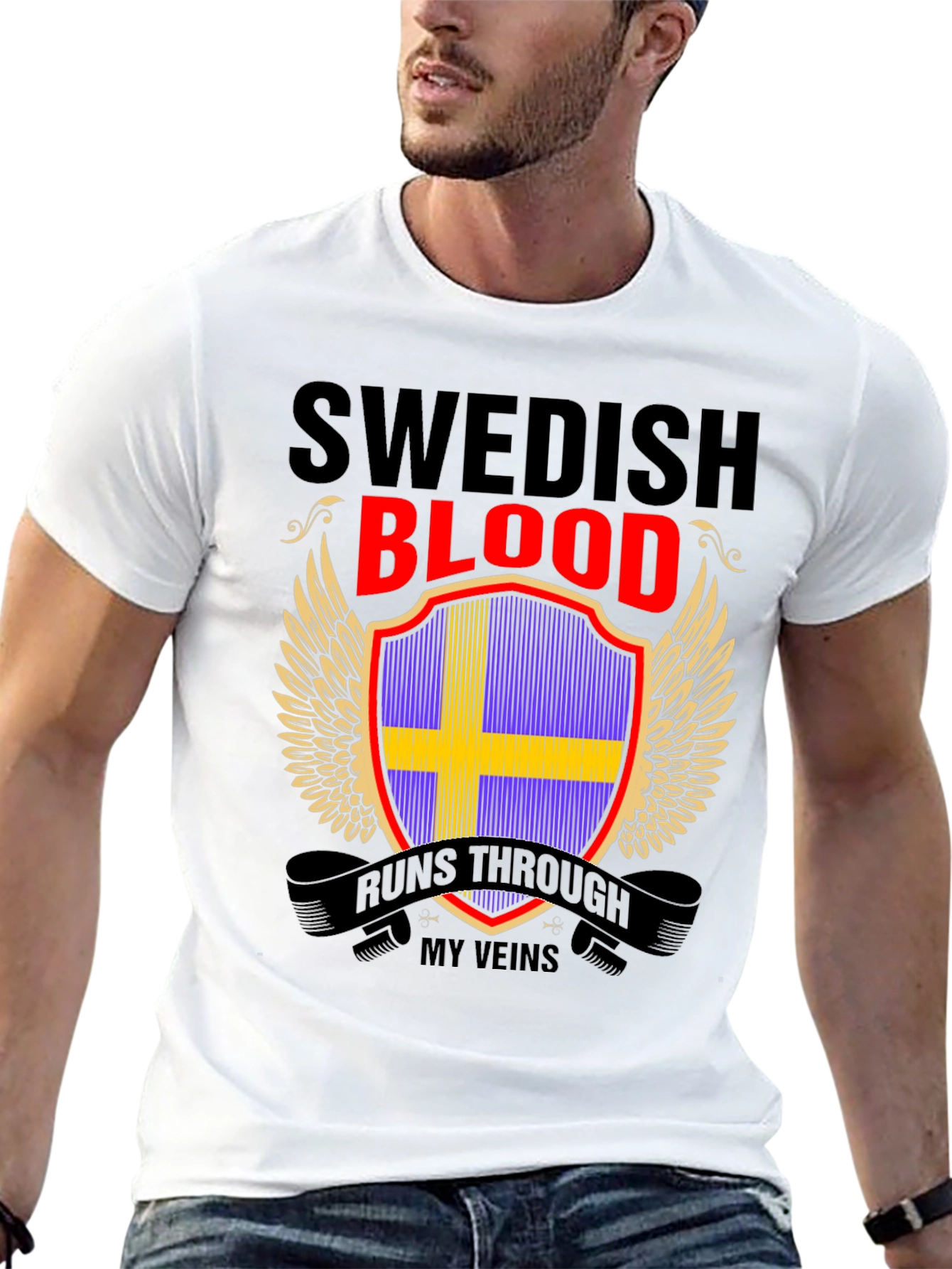 Swedish Blood Runs Through My Veins T-Shirt