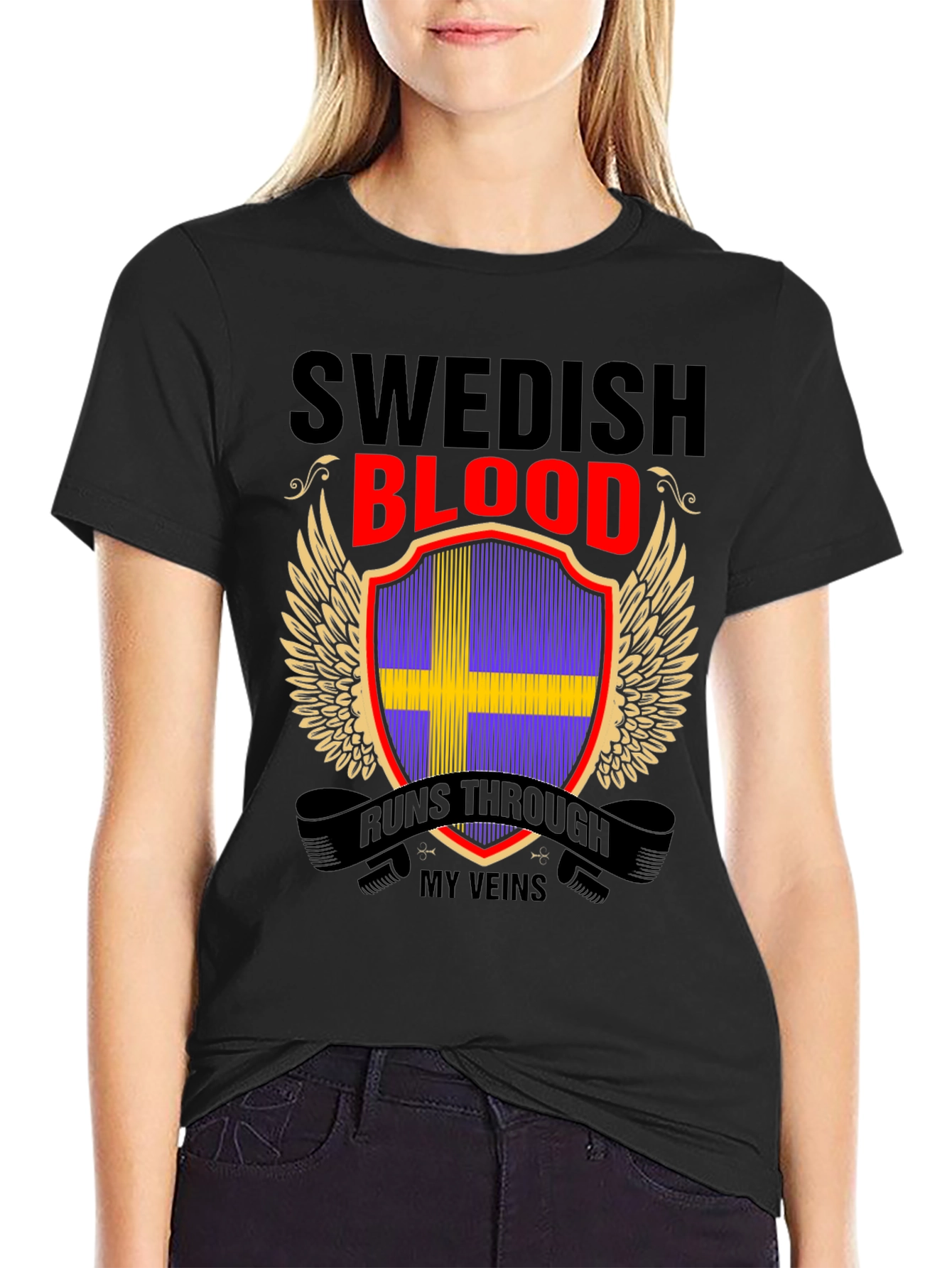 Swedish Blood Runs Through My Veins T-Shirt