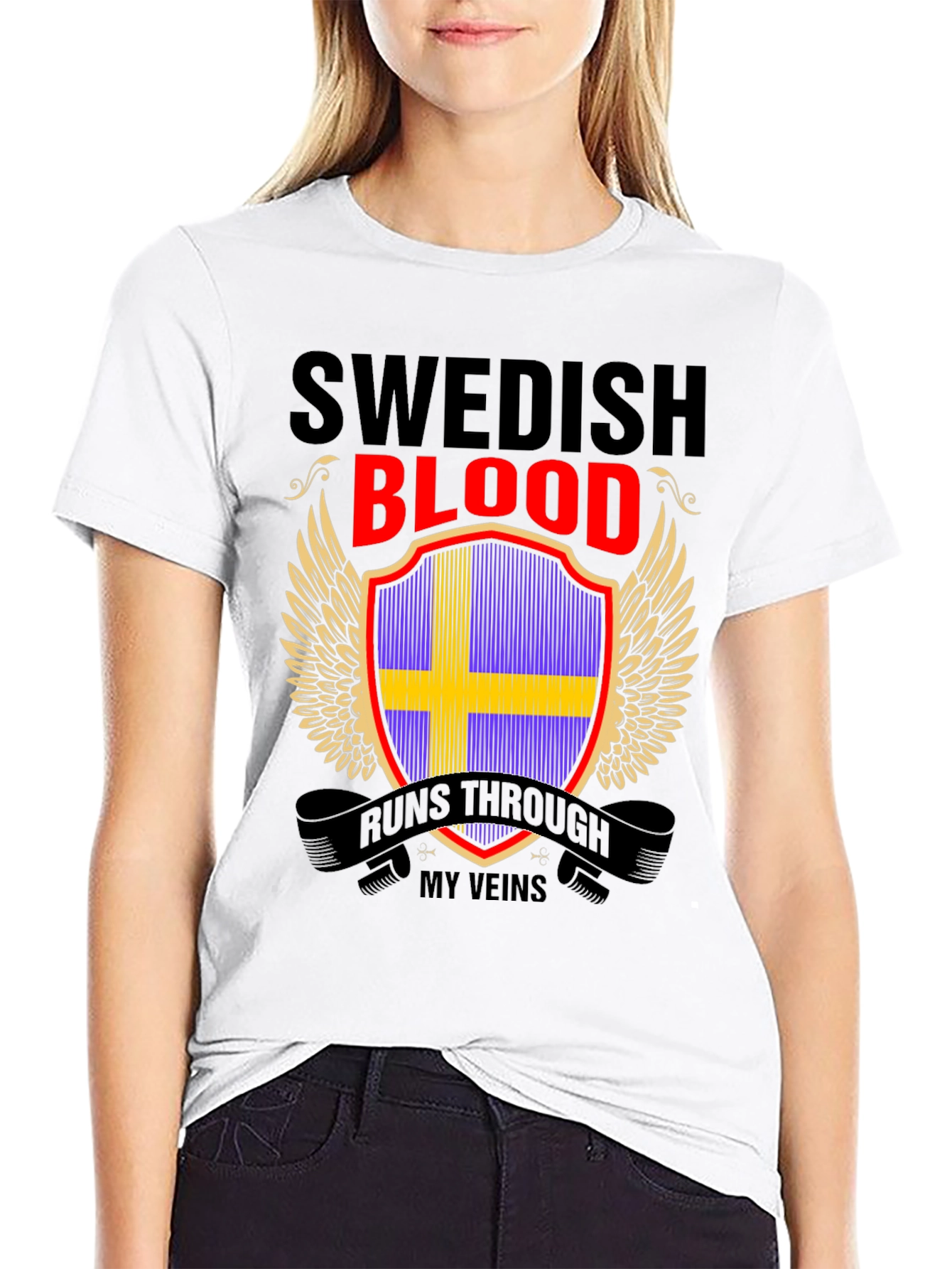 Swedish Blood Runs Through My Veins T-Shirt