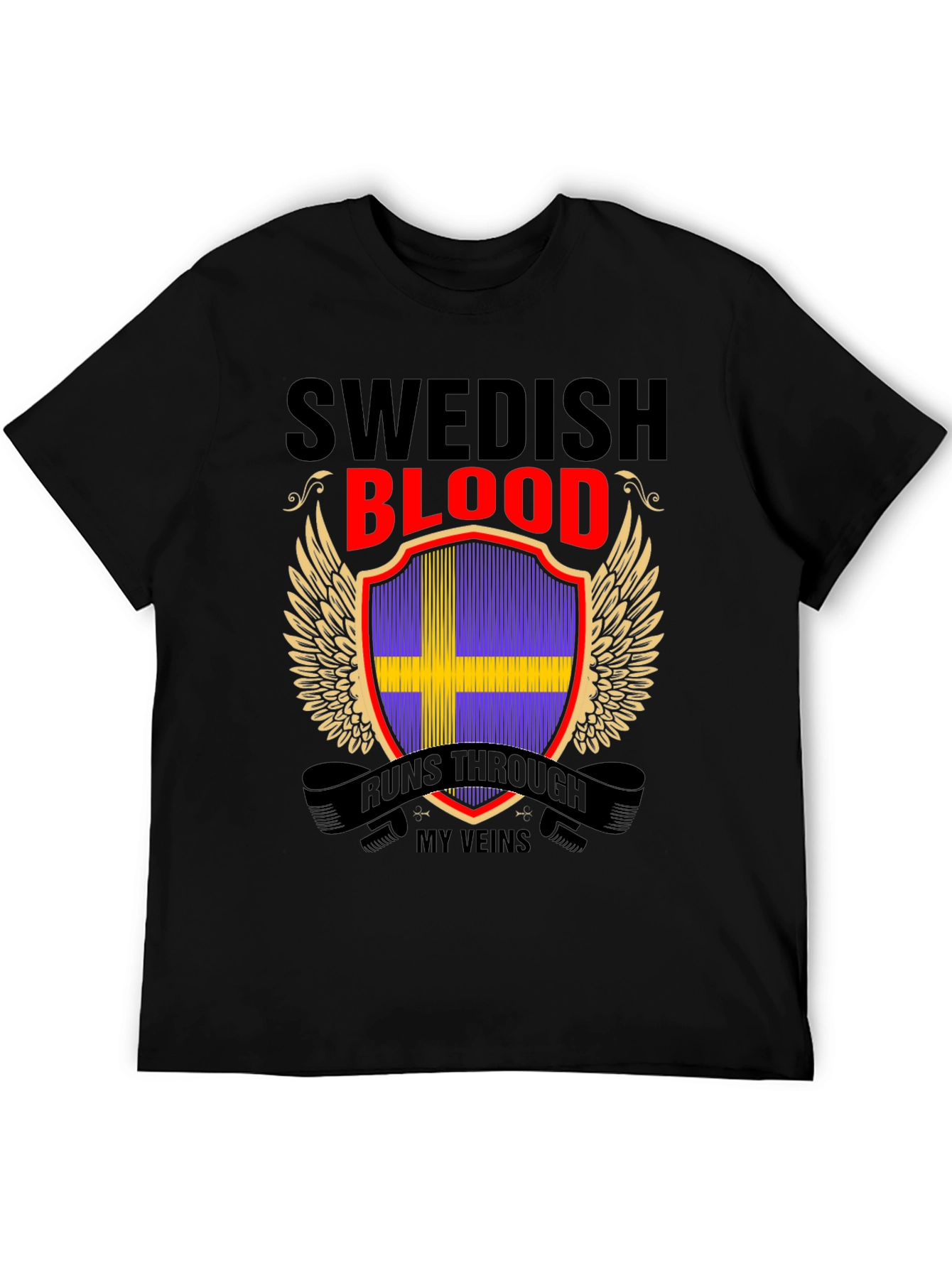 Swedish Blood Runs Through My Veins T-Shirt