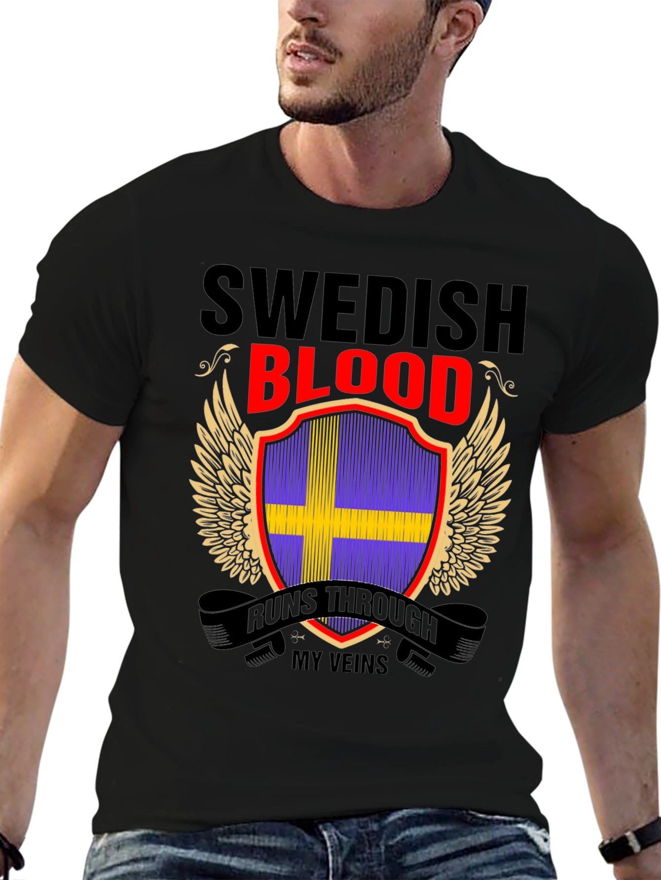 Swedish Blood Runs Through My Veins T-Shirt