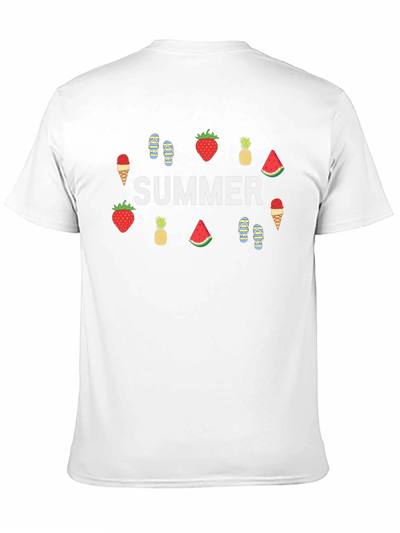Summer Theme Graphic T-Shirt