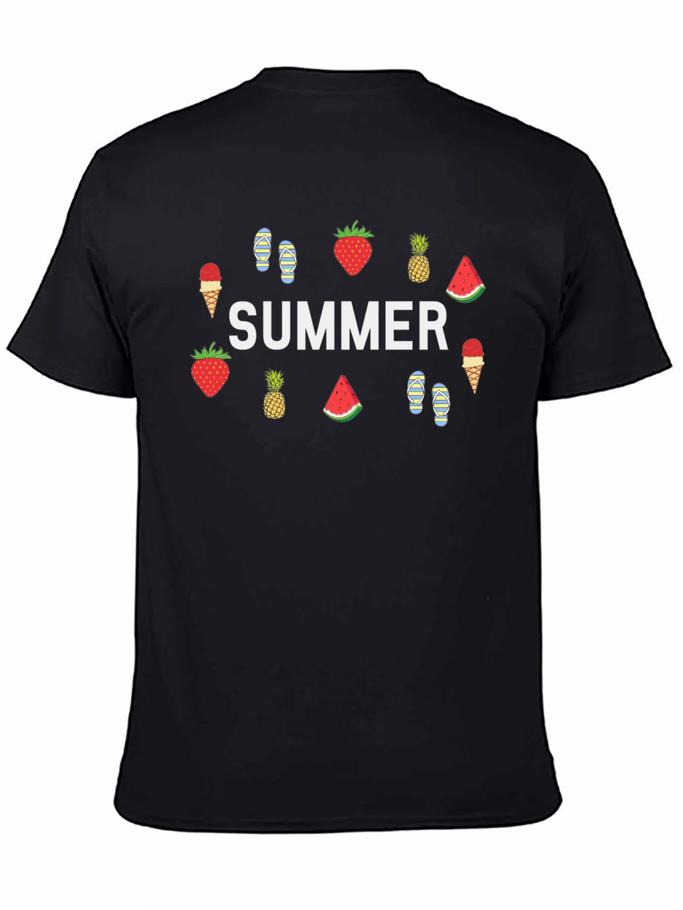 Summer Theme Graphic T-Shirt