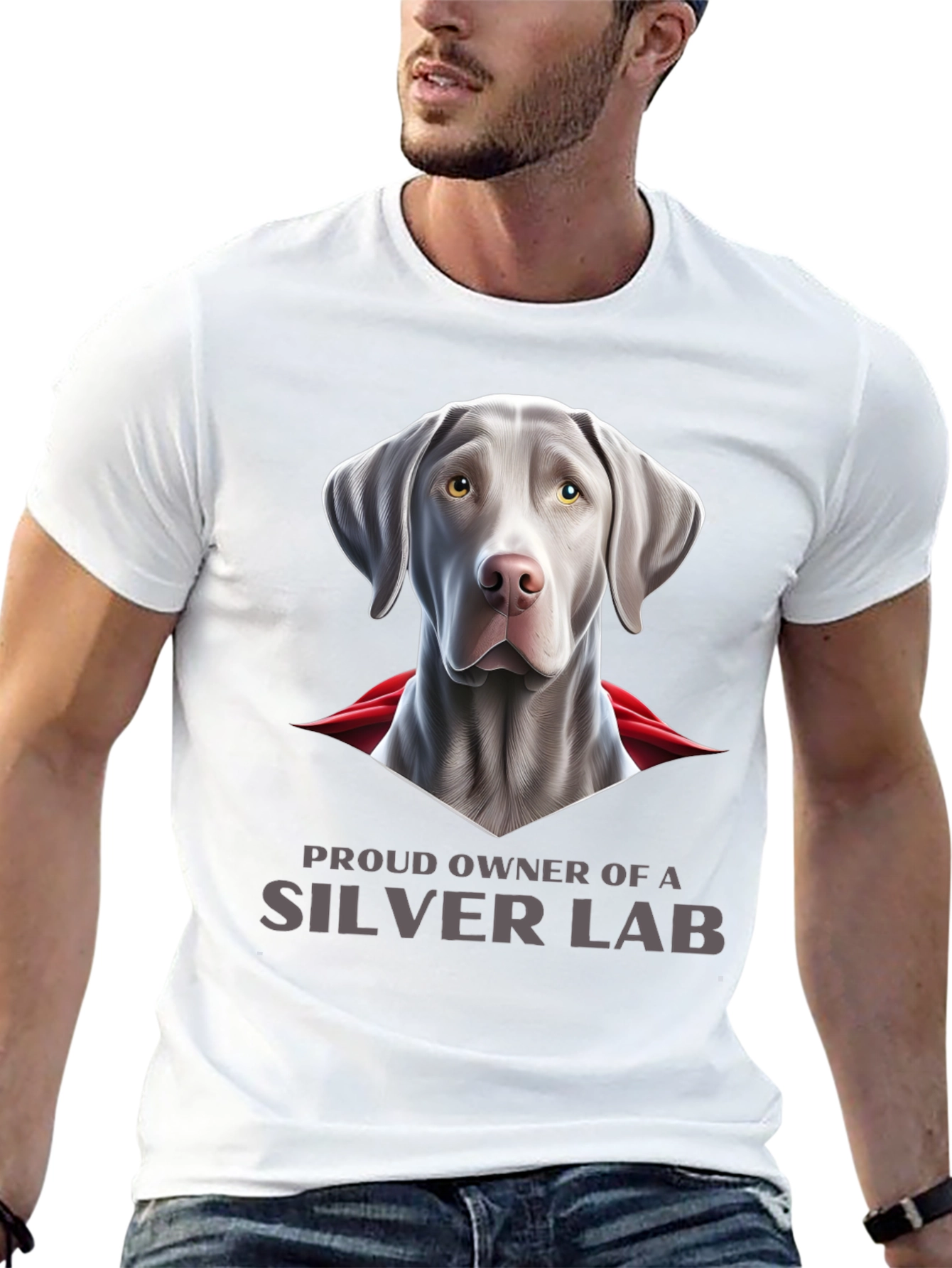 Proud Silver Lab Owner T-Shirt