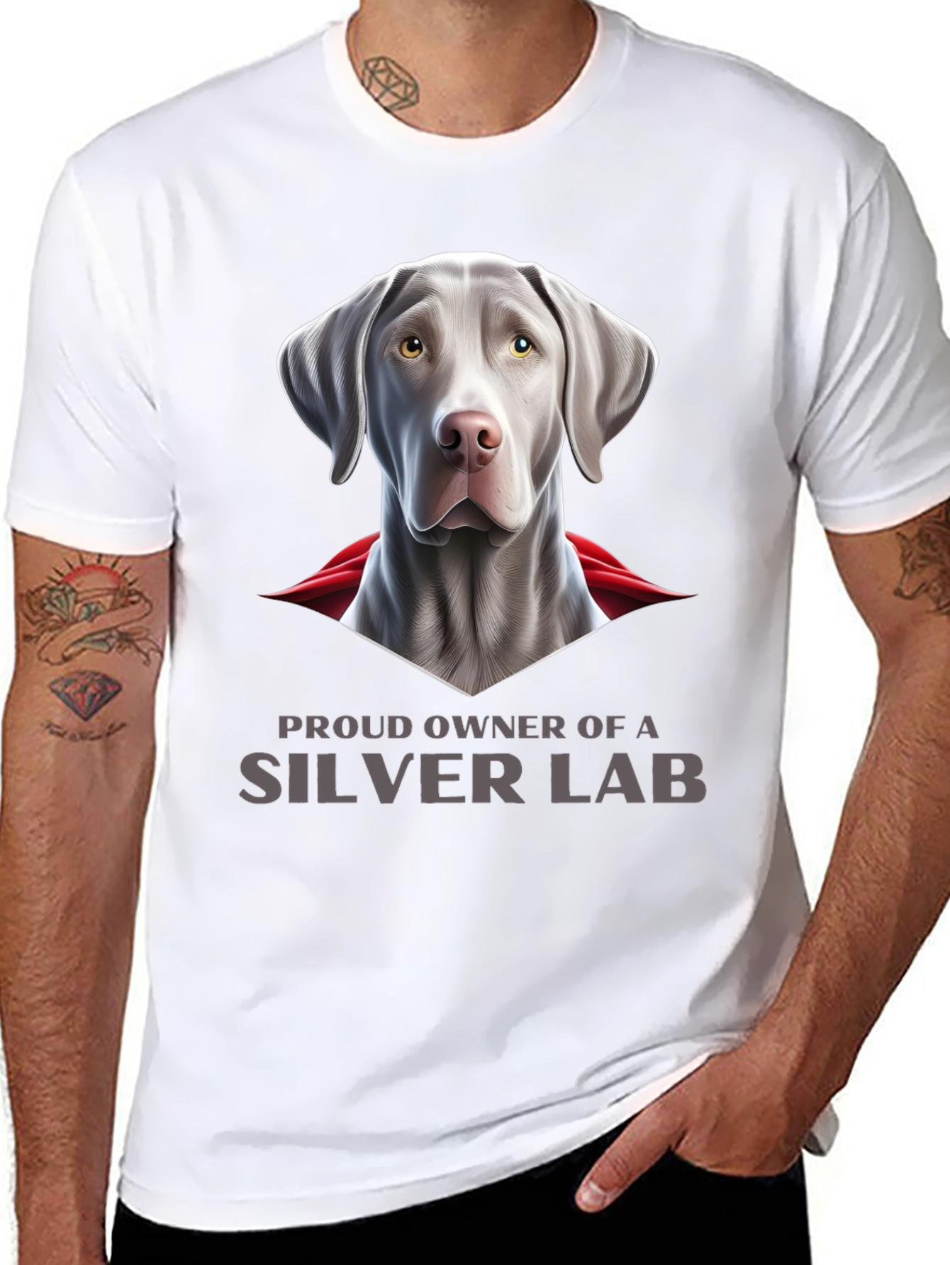 Proud Silver Lab Owner T-Shirt