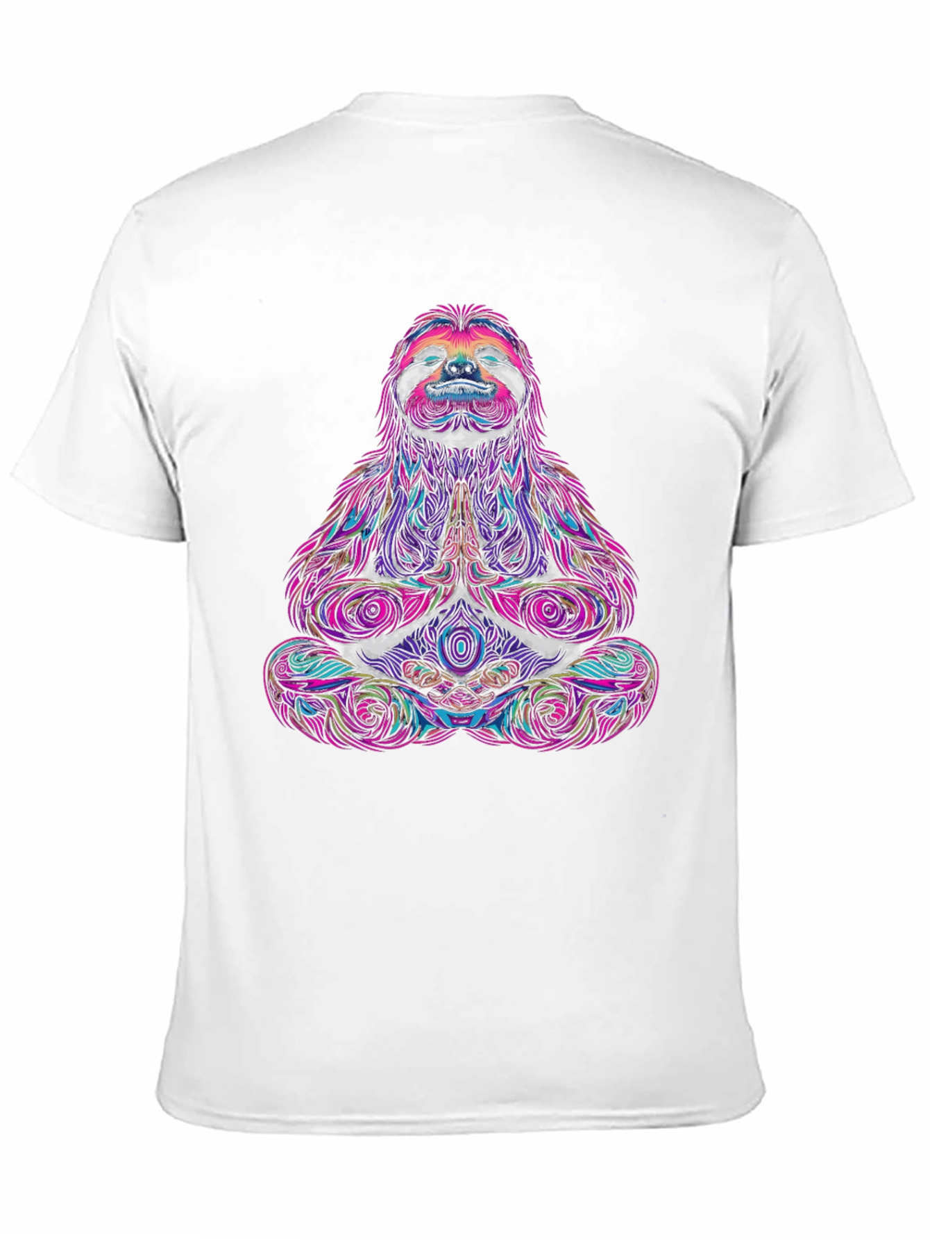 Meditating Sloth Graphic Tee - Relaxed Fit