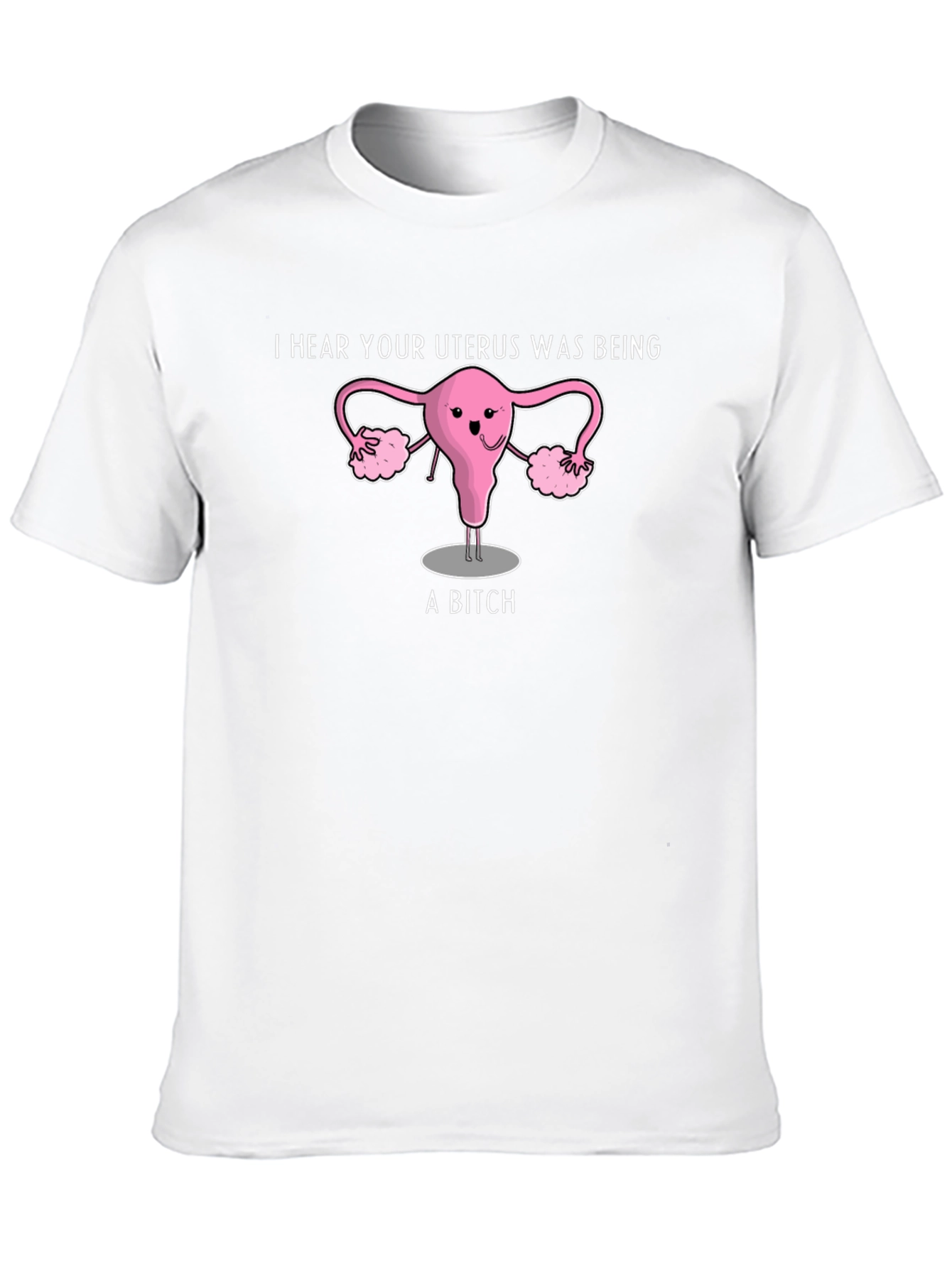 Funny Uterus Graphic T-Shirt