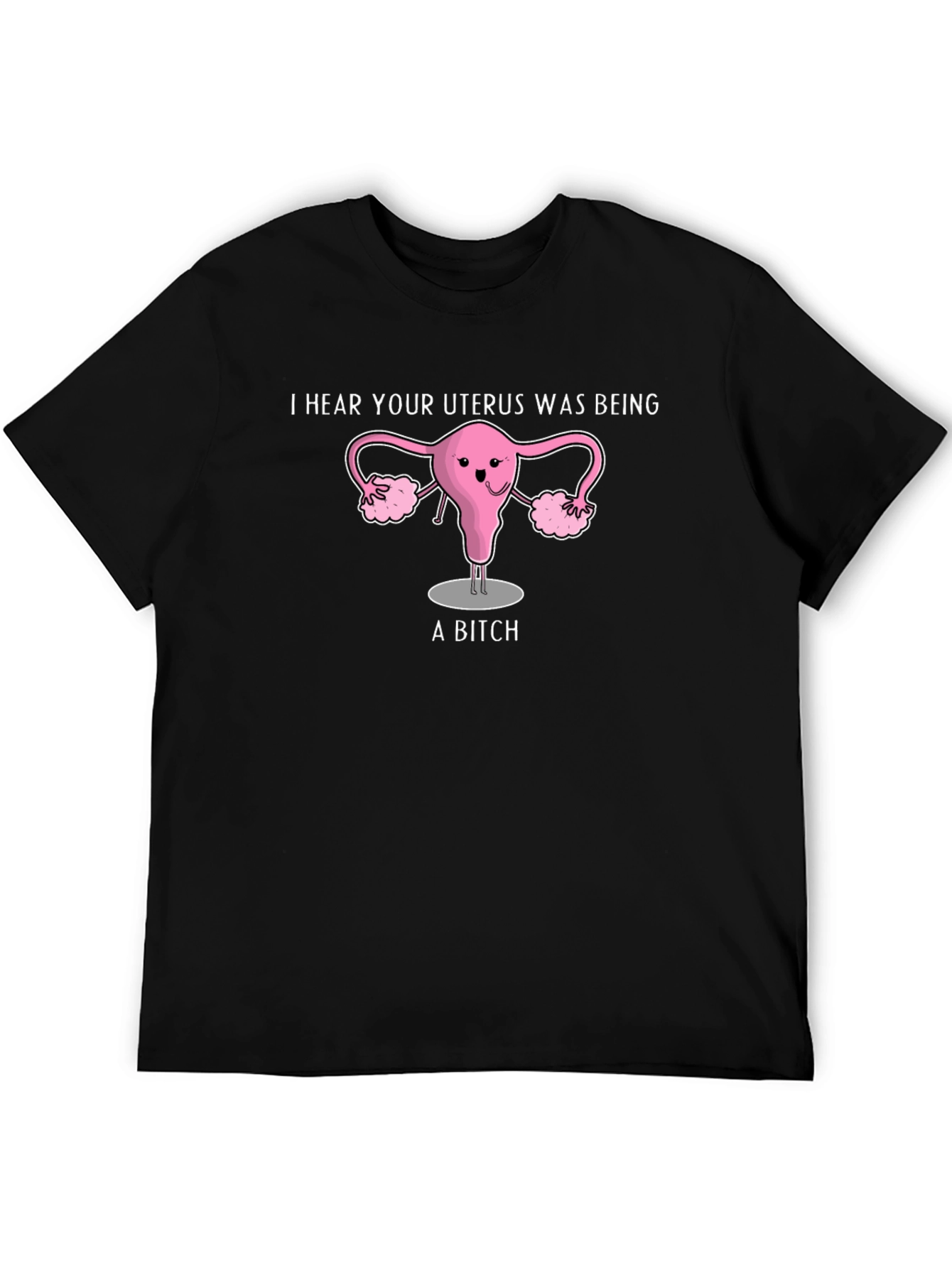 Funny Uterus Graphic T-Shirt