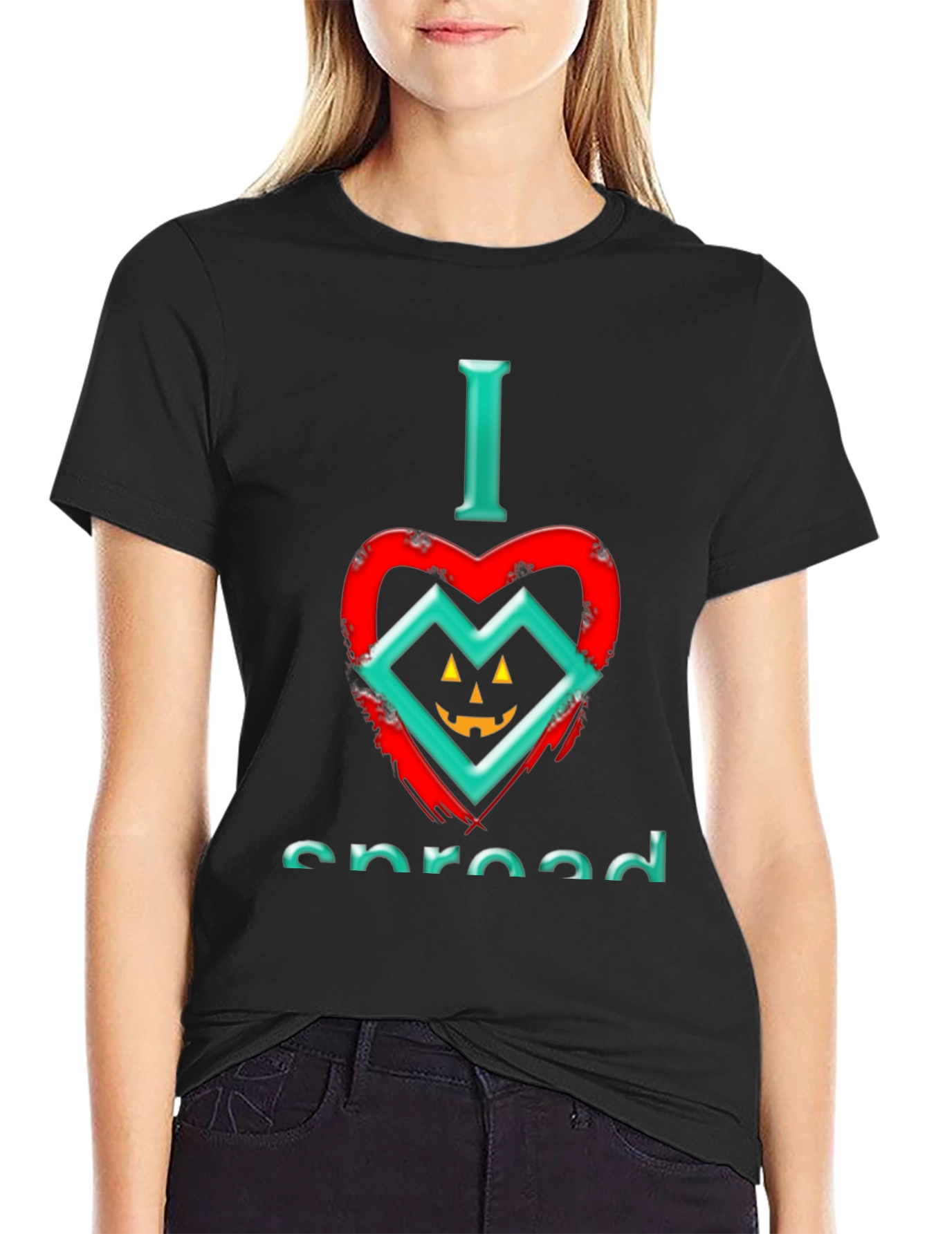 I Love Spread Pumpkin Graphic Tee