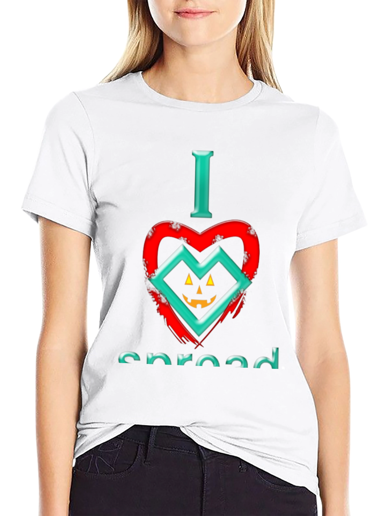 I Love Spread Pumpkin Graphic Tee