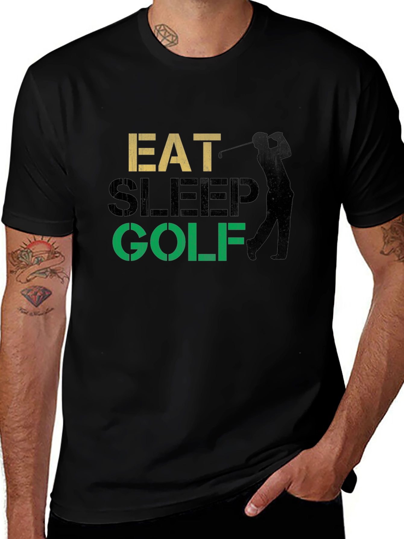 Eat Sleep Golf T-Shirt - Golfer Gift