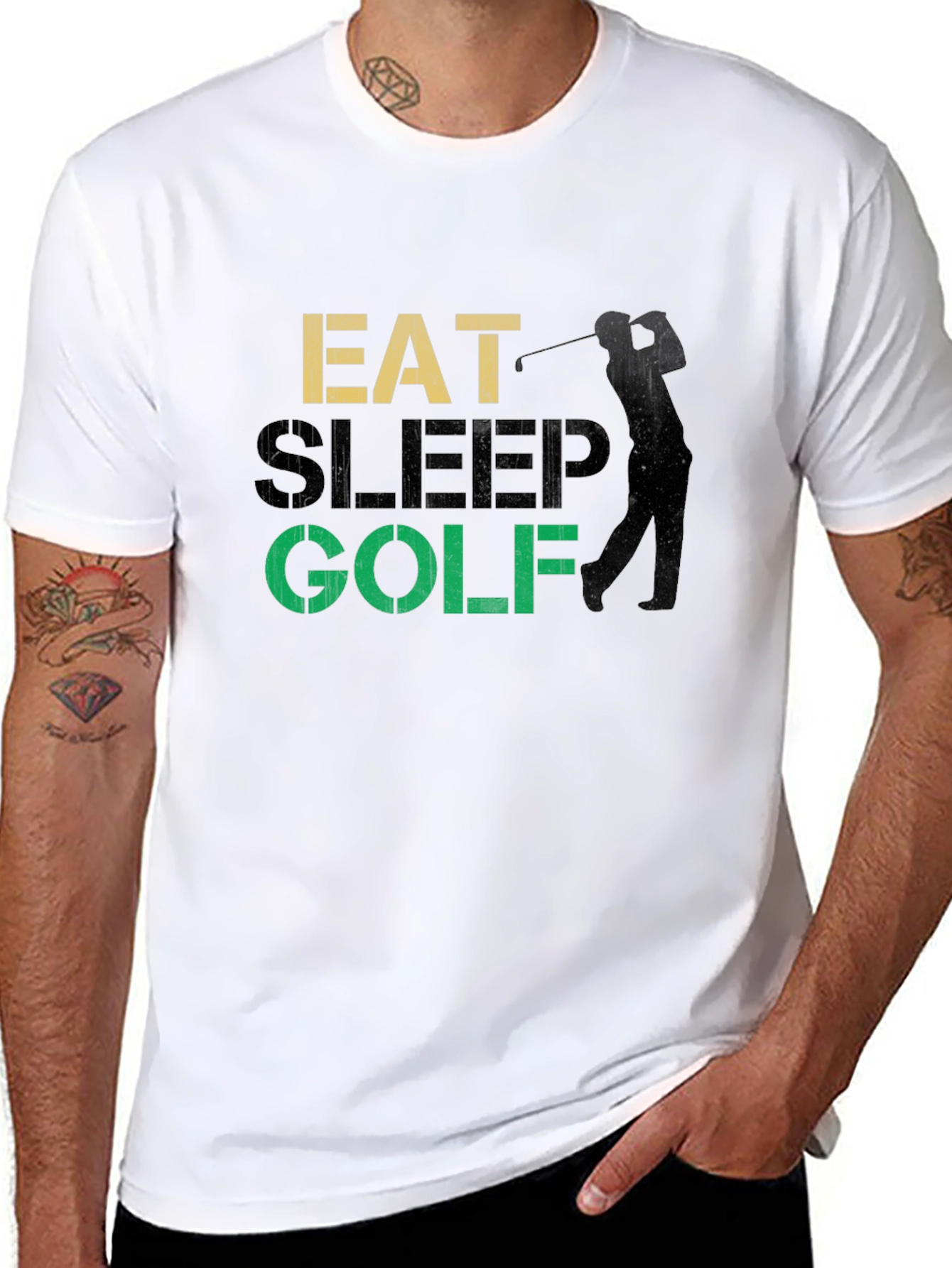 Eat Sleep Golf T-Shirt - Golfer Gift