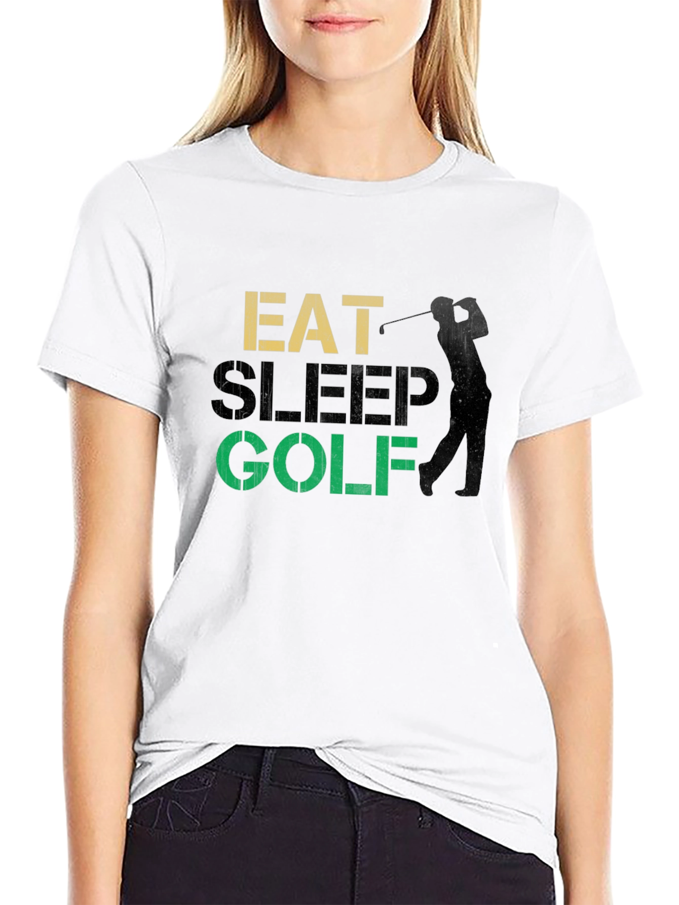 Eat Sleep Golf T-Shirt - Golfer Gift