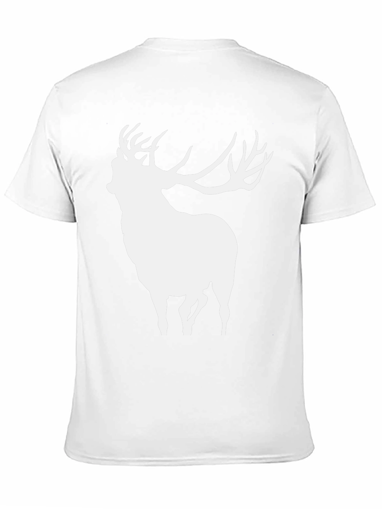 Deer Silhouette Black T-Shirt