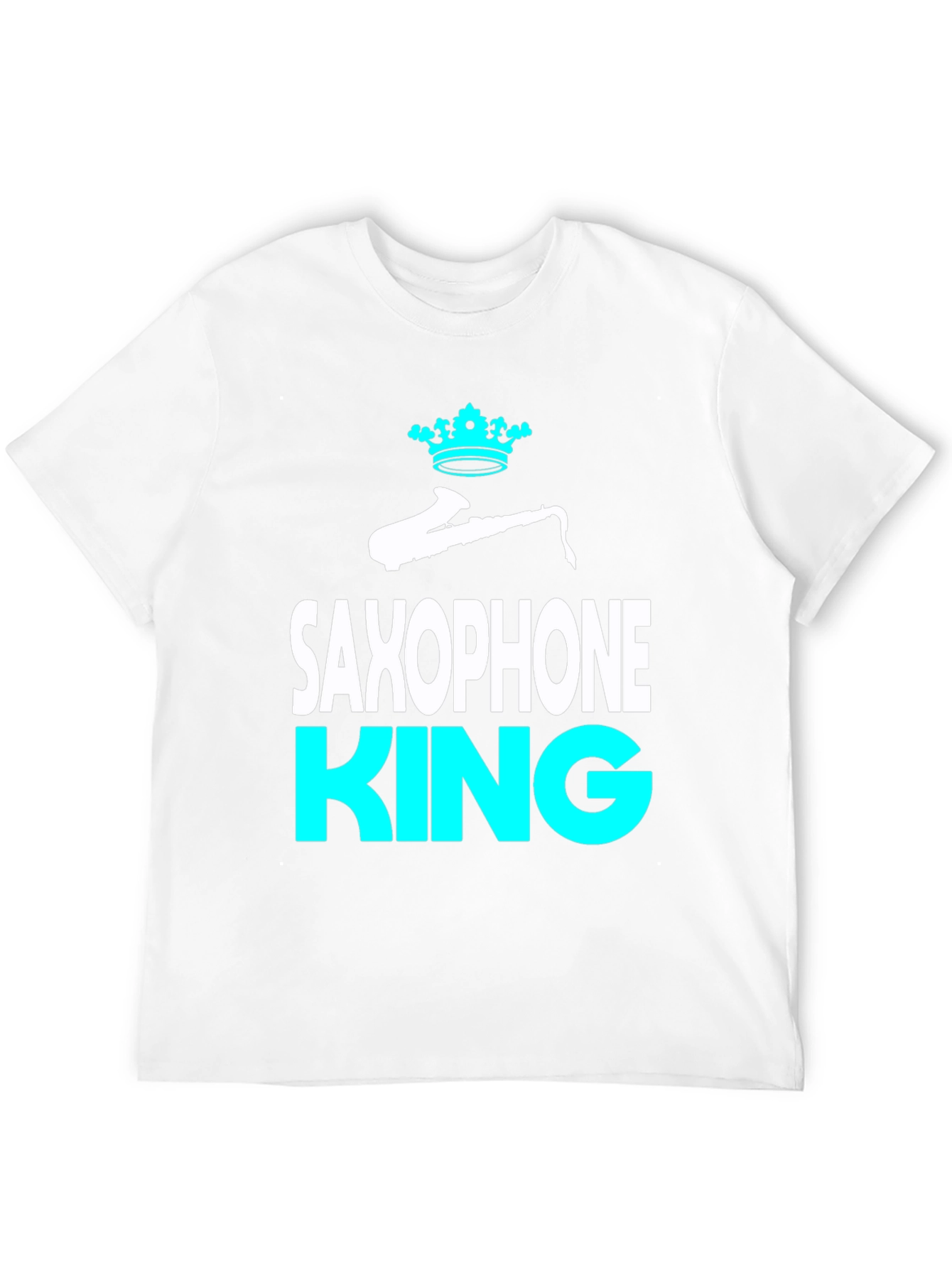 Saxophone King Graphic Tee - Music Lover T-Shirt