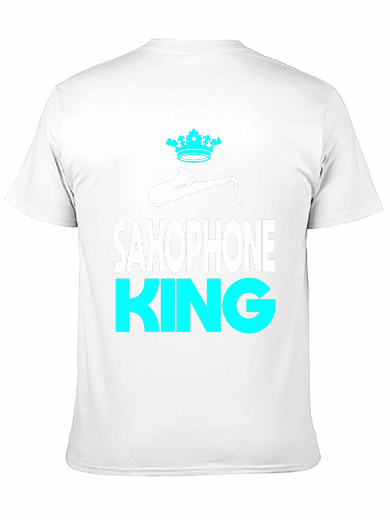Saxophone King Graphic Tee - Music Lover T-Shirt