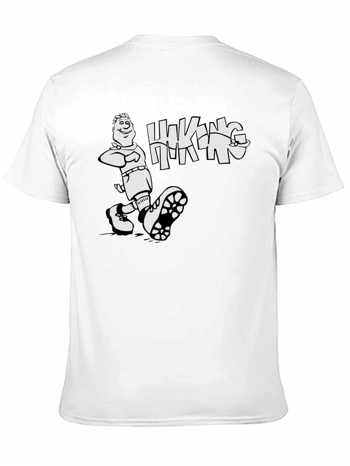 Hiking Adventure Graphic Tee - Black