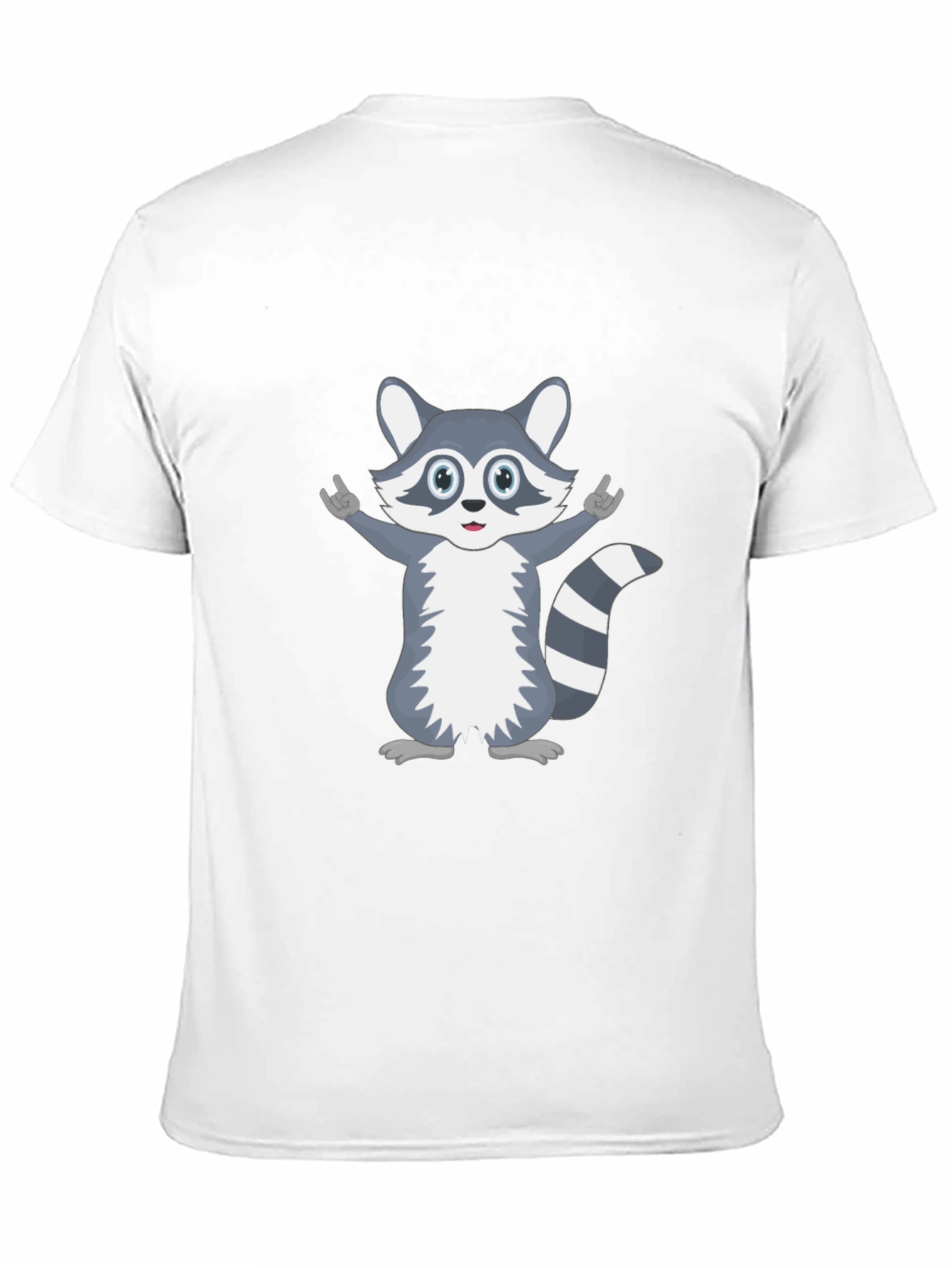 Cute Raccoon Graphic T-Shirt - Unisex Black Tee