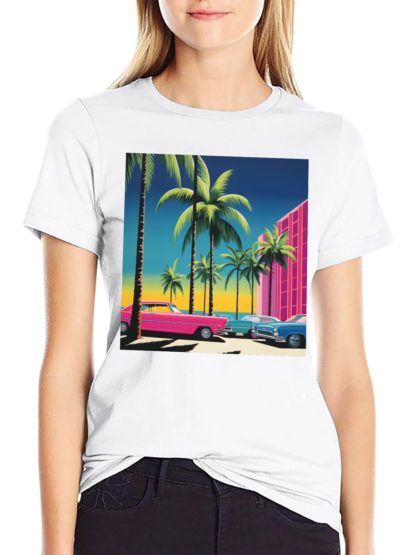 Retro Miami Vice Style T-Shirt