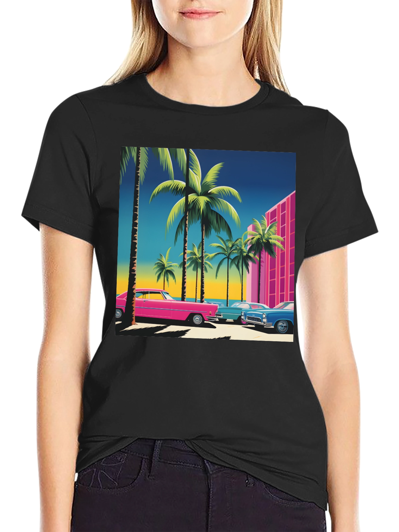 Retro Miami Vice Style T-Shirt