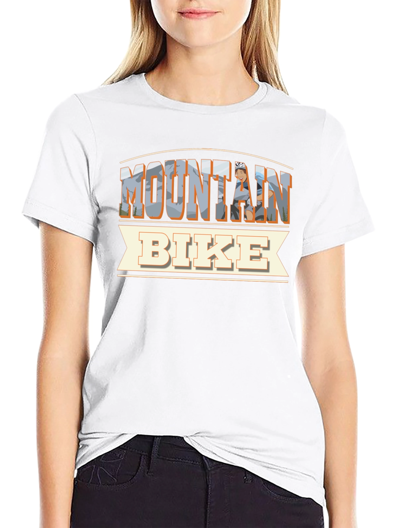 Mountain Bike T-Shirt - Outdoor Adventure Design