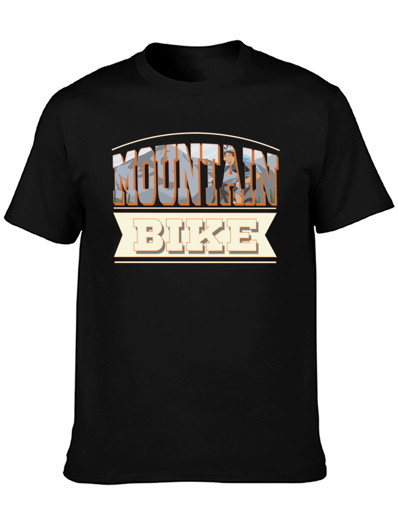 Mountain Bike T-Shirt - Outdoor Adventure Design