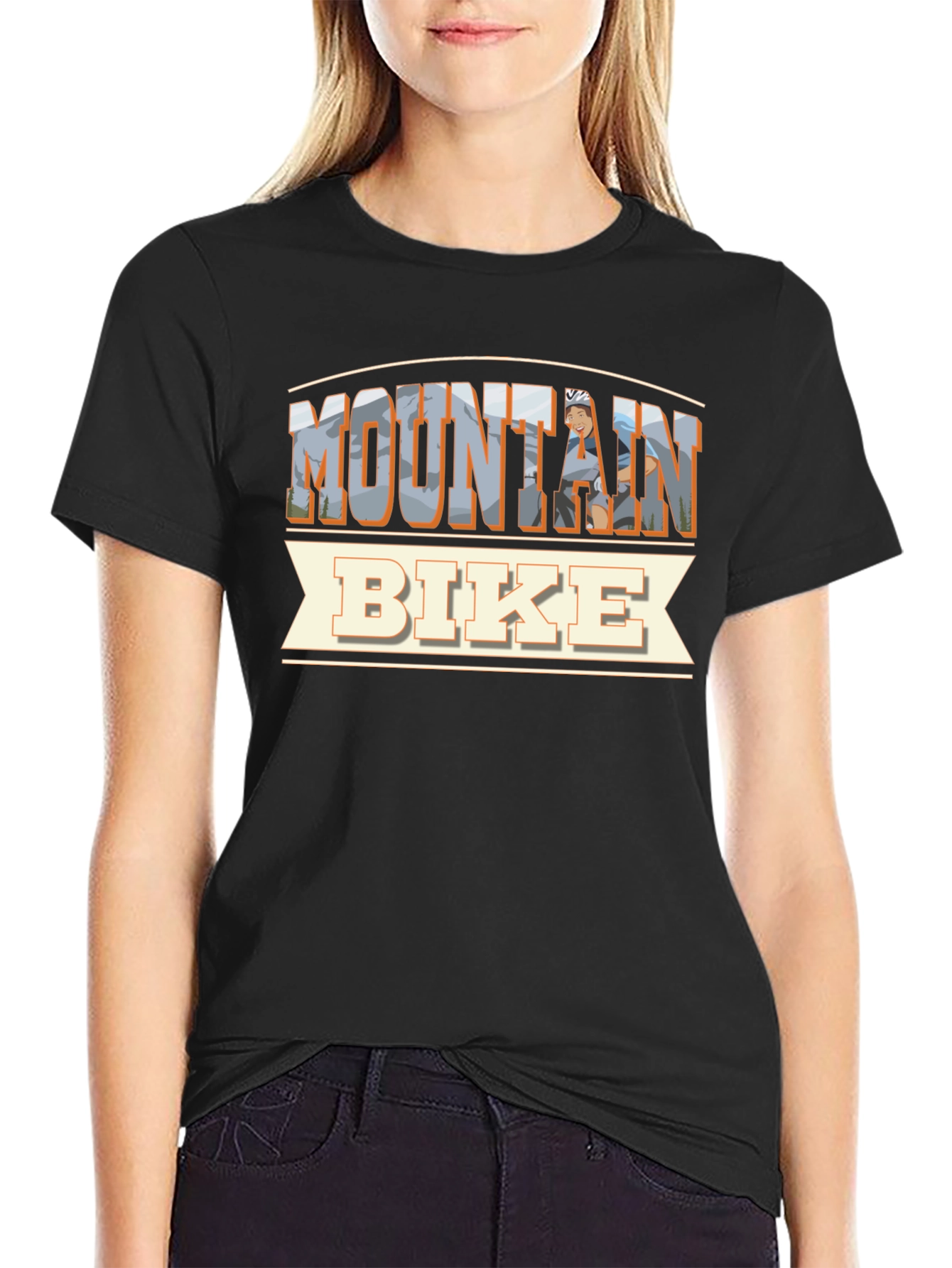 Mountain Bike T-Shirt - Outdoor Adventure Design