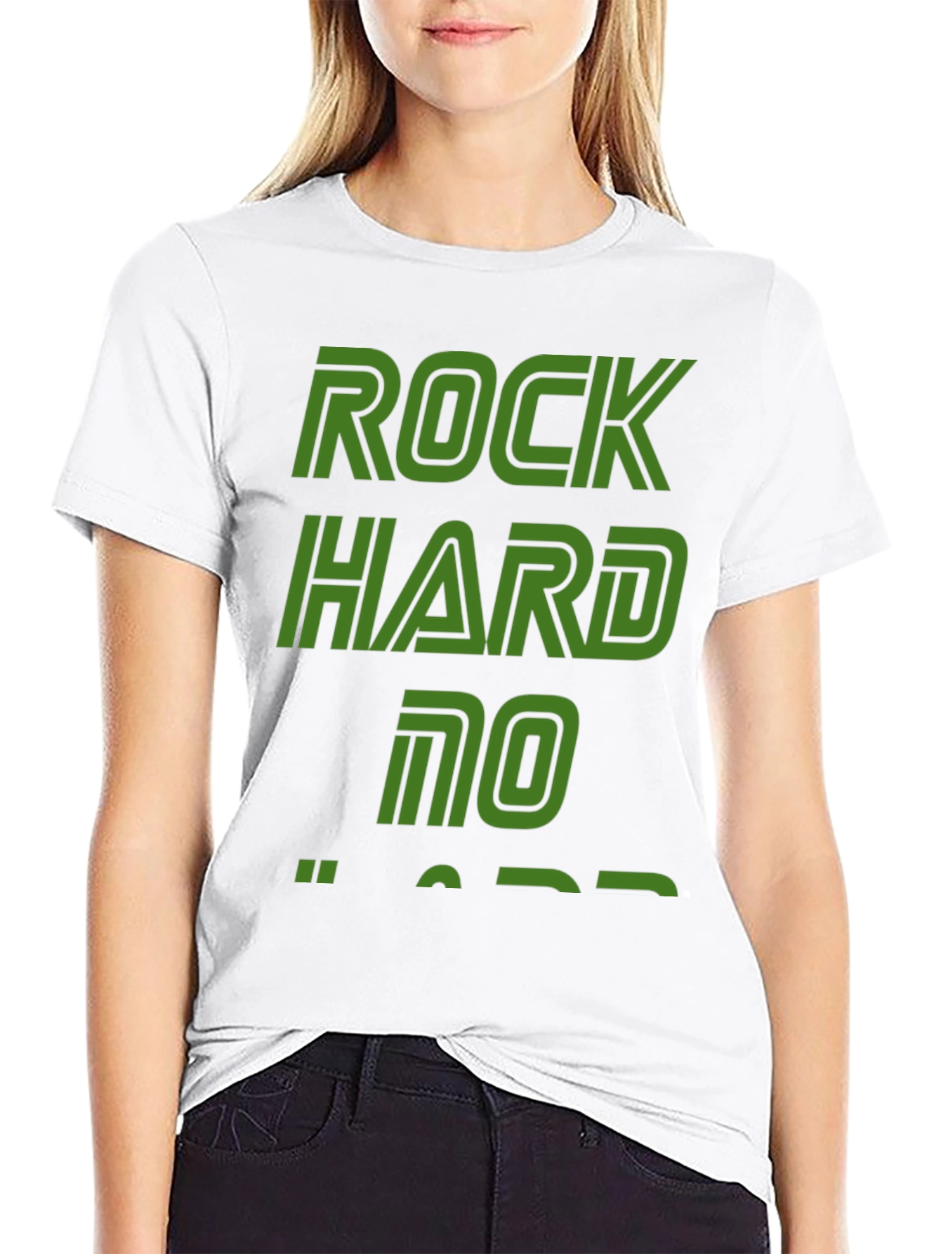 Rock Hard No Days Off Graphic T-Shirt