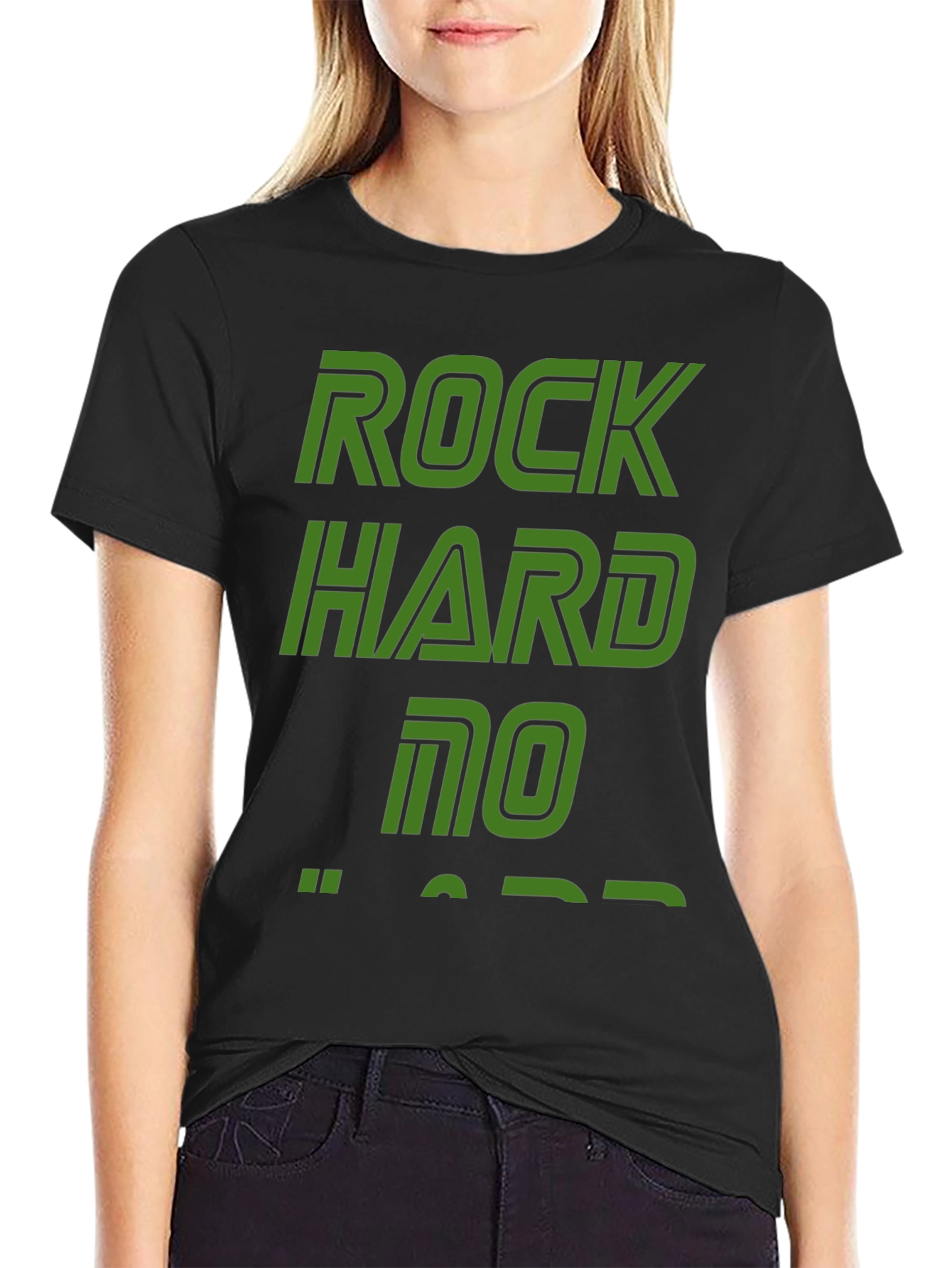 Rock Hard No Days Off Graphic T-Shirt