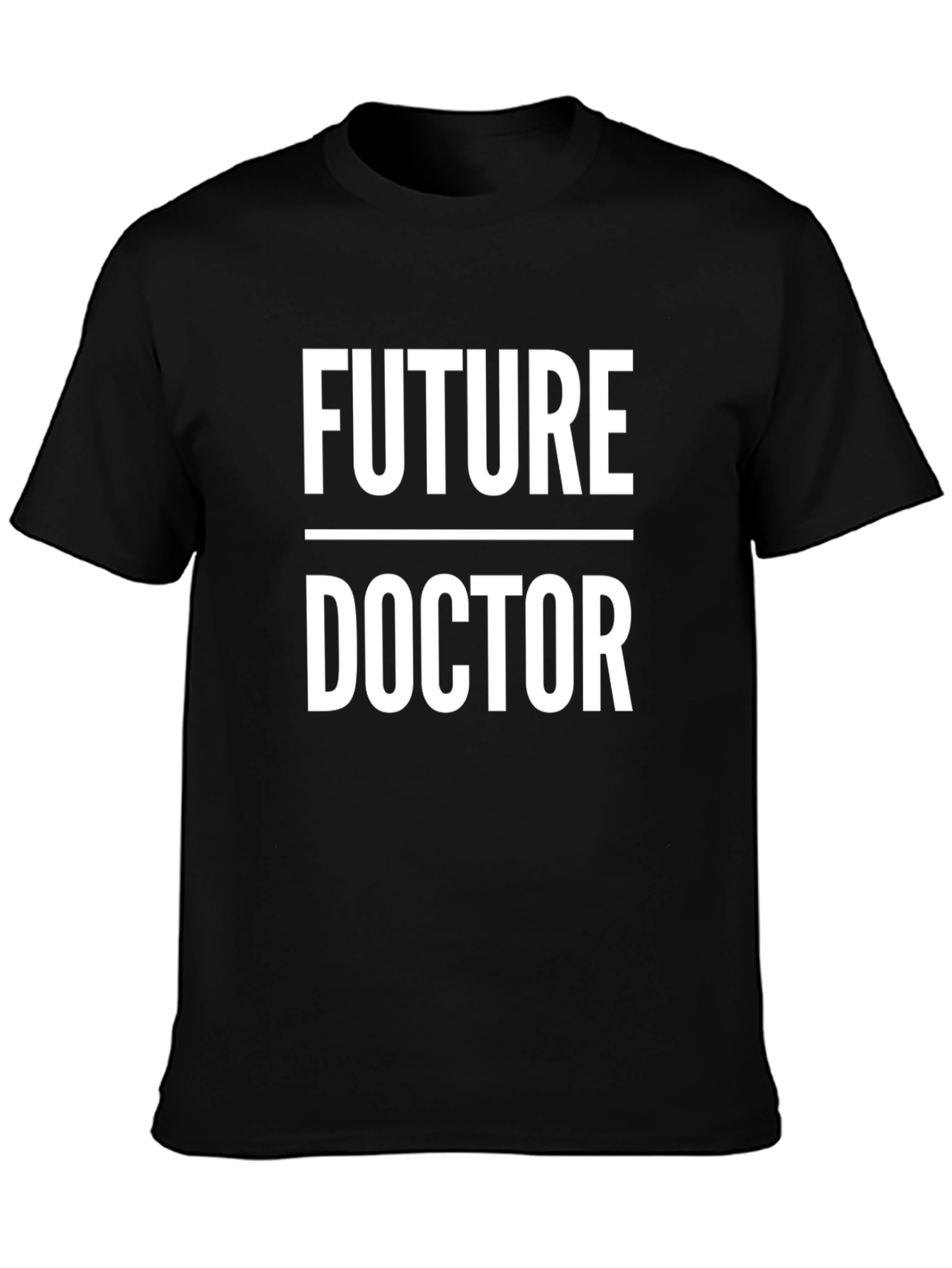 Future Doctor Black T-Shirt Medical Student Gift