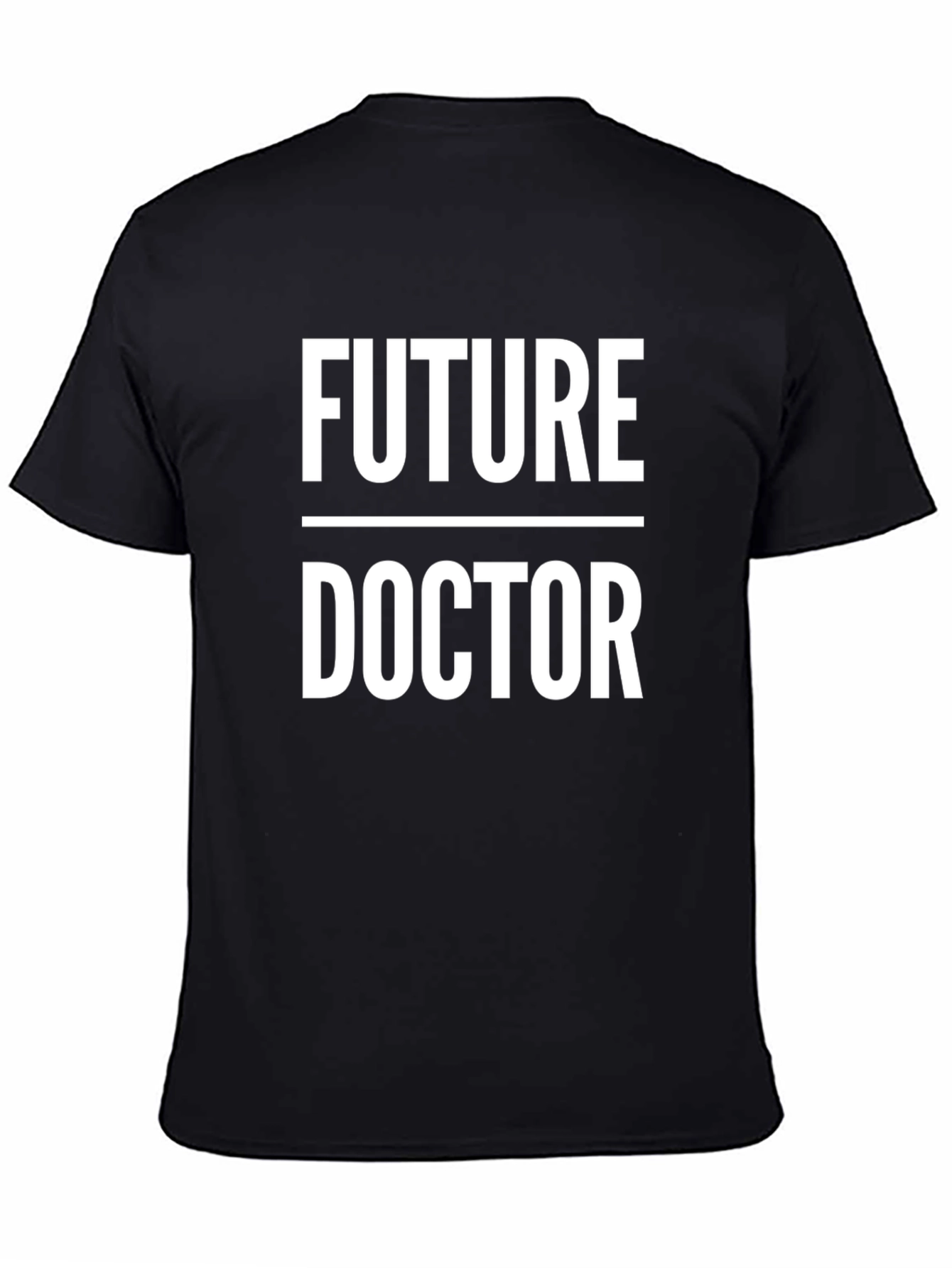 Future Doctor Black T-Shirt Medical Student Gift