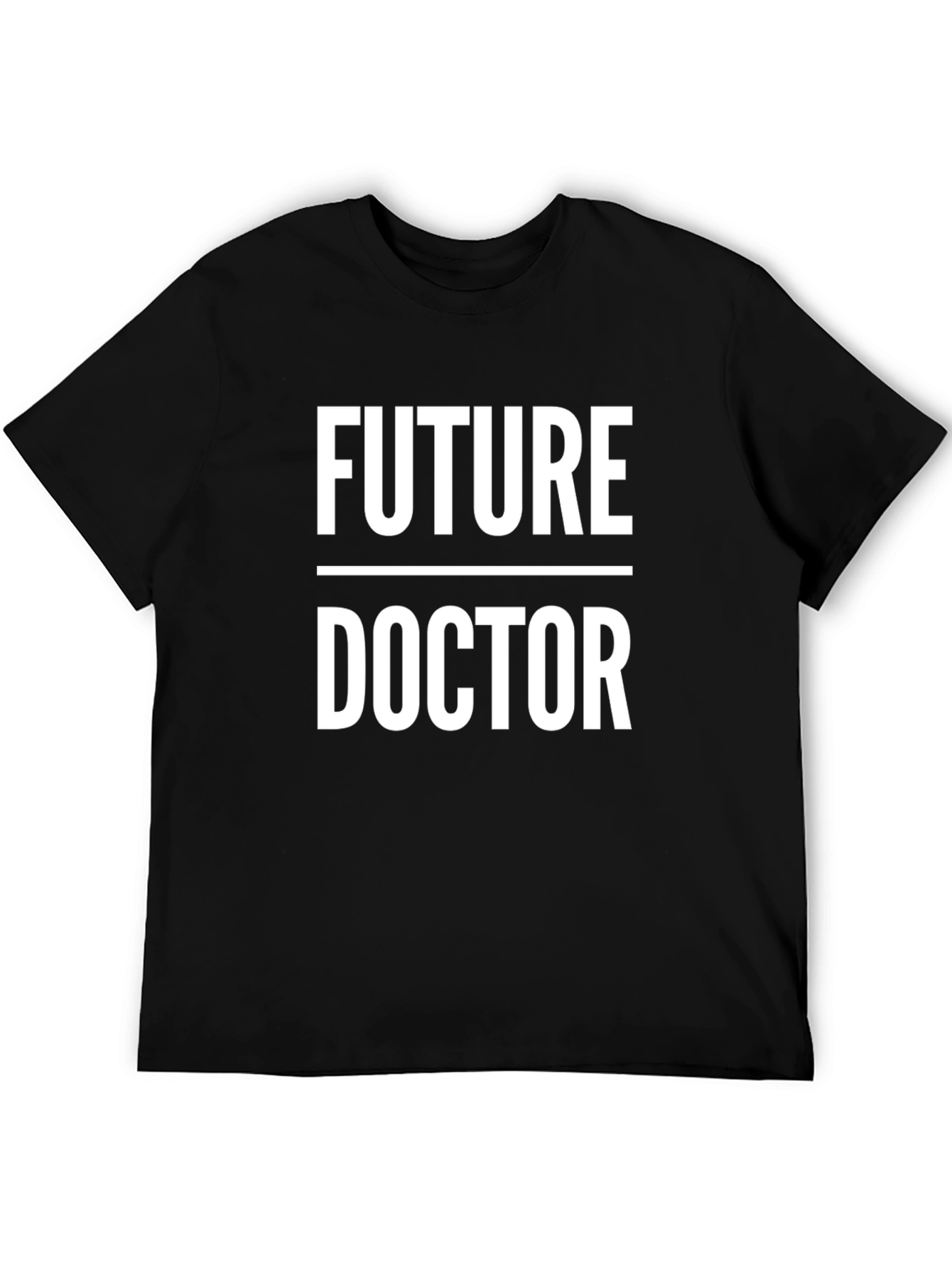 Future Doctor Black T-Shirt Medical Student Gift