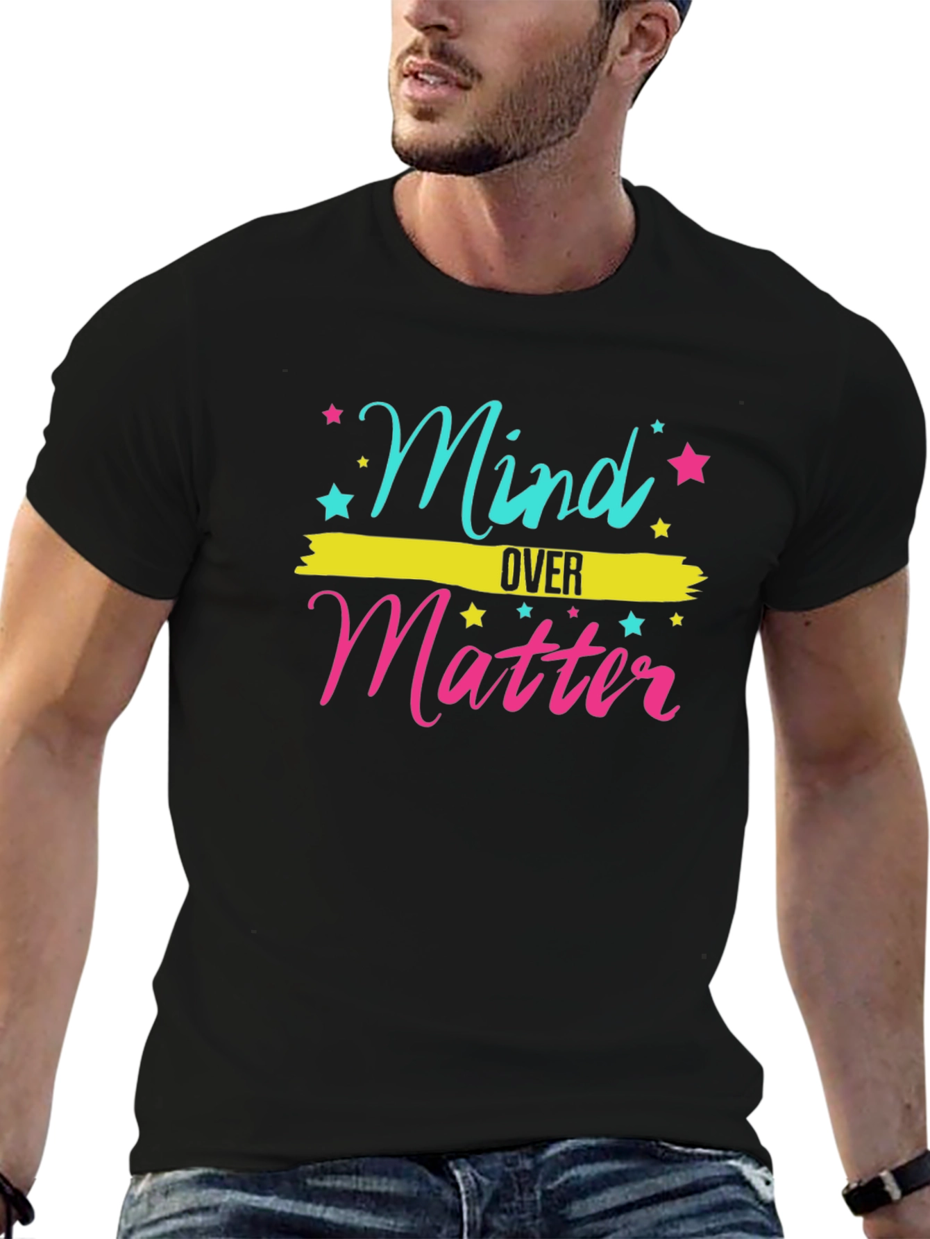 Mind Over Matter Graphic T-Shirt - Motivational Tee