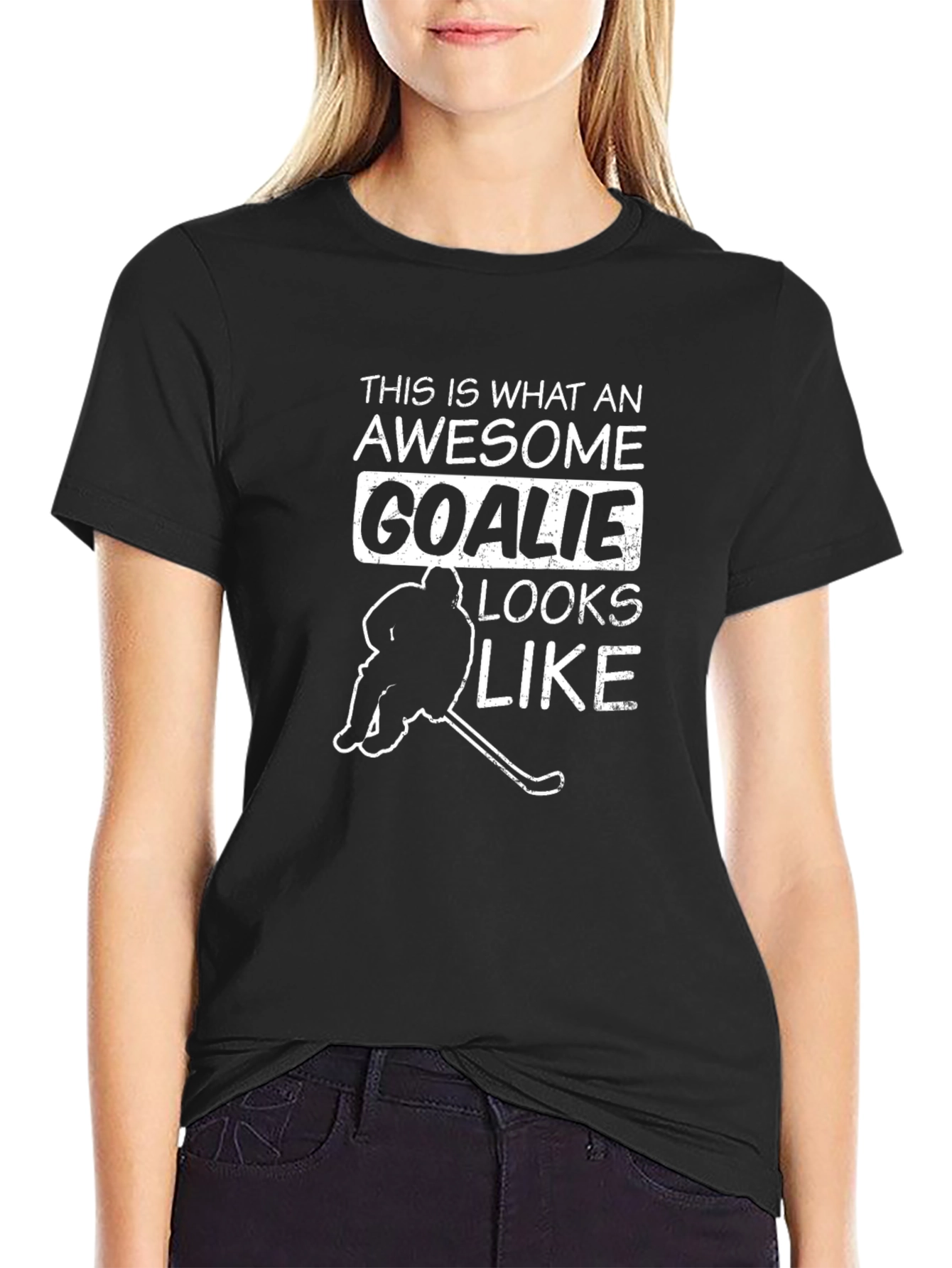 Awesome Goalie T-Shirt - Hockey Fan Apparel