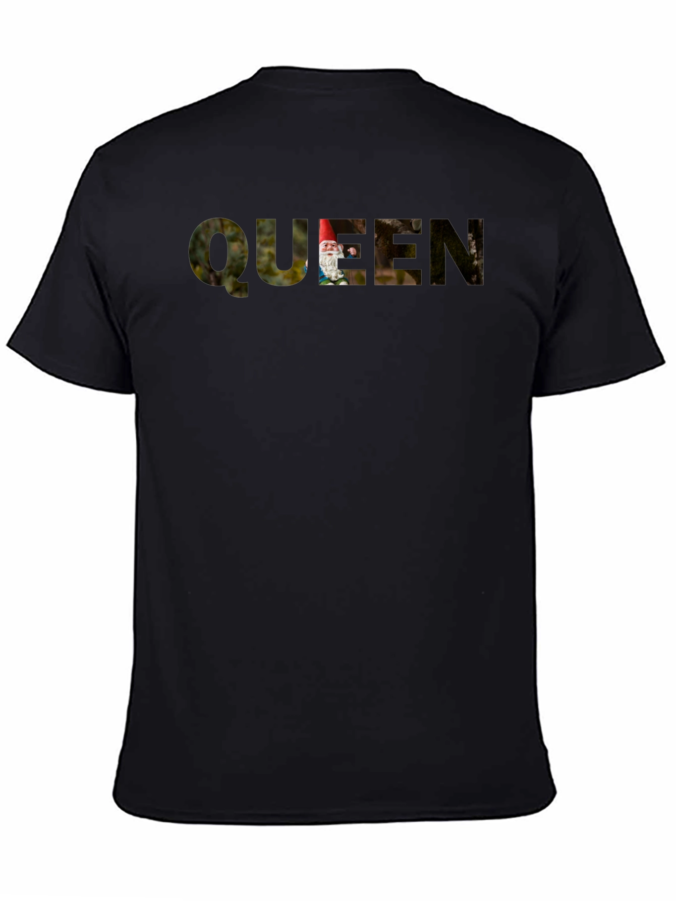 Queen Gnome Black T-Shirt