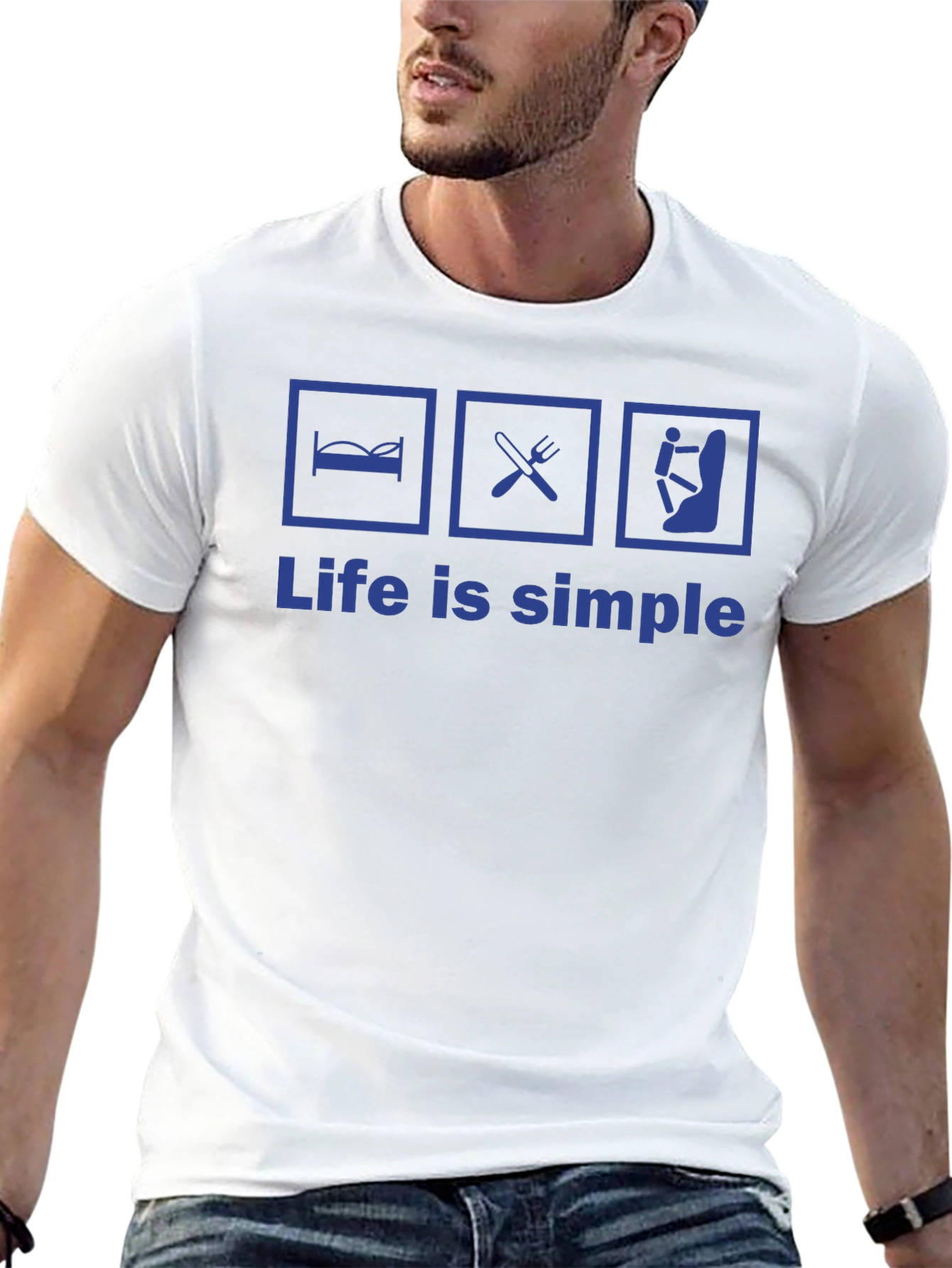 Life Is Simple Graphic Tee