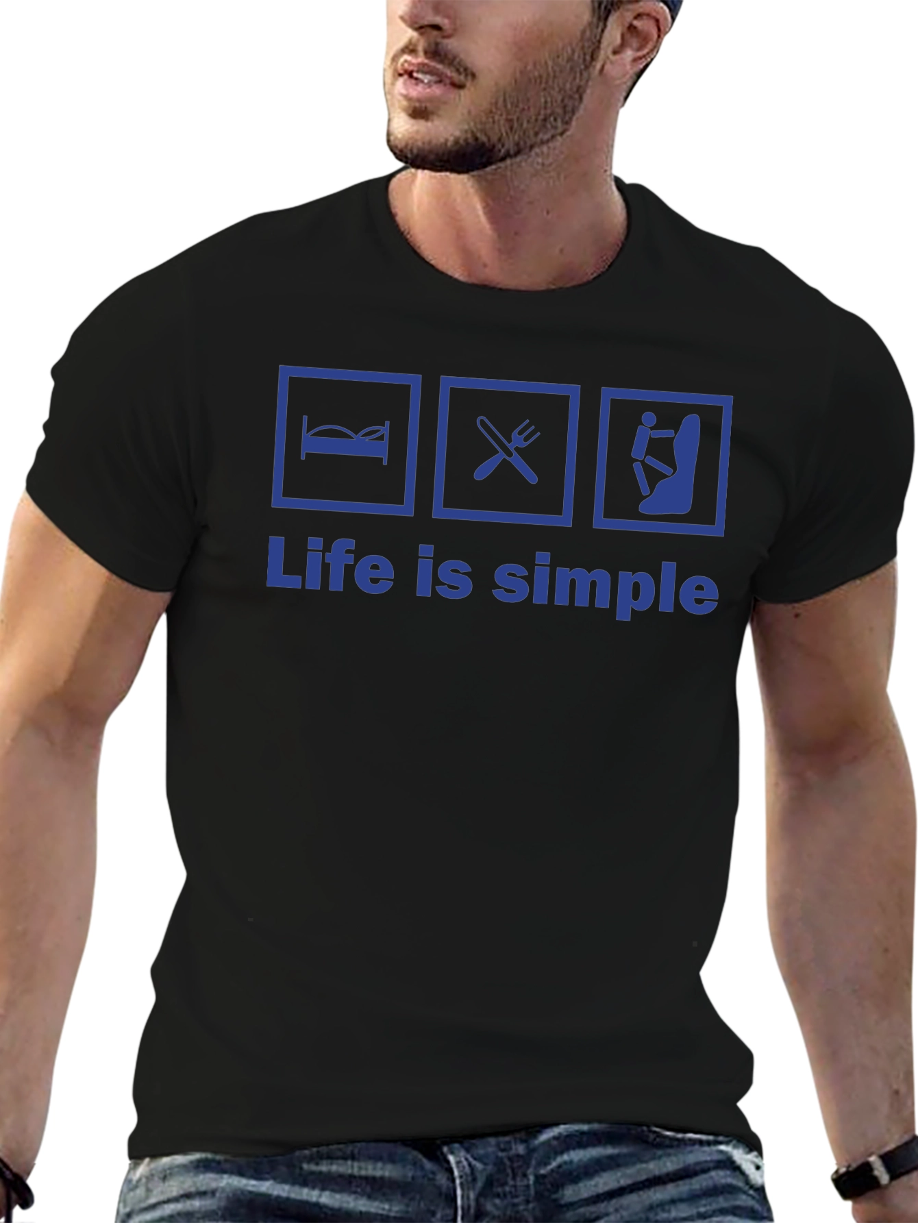 Life Is Simple Graphic Tee
