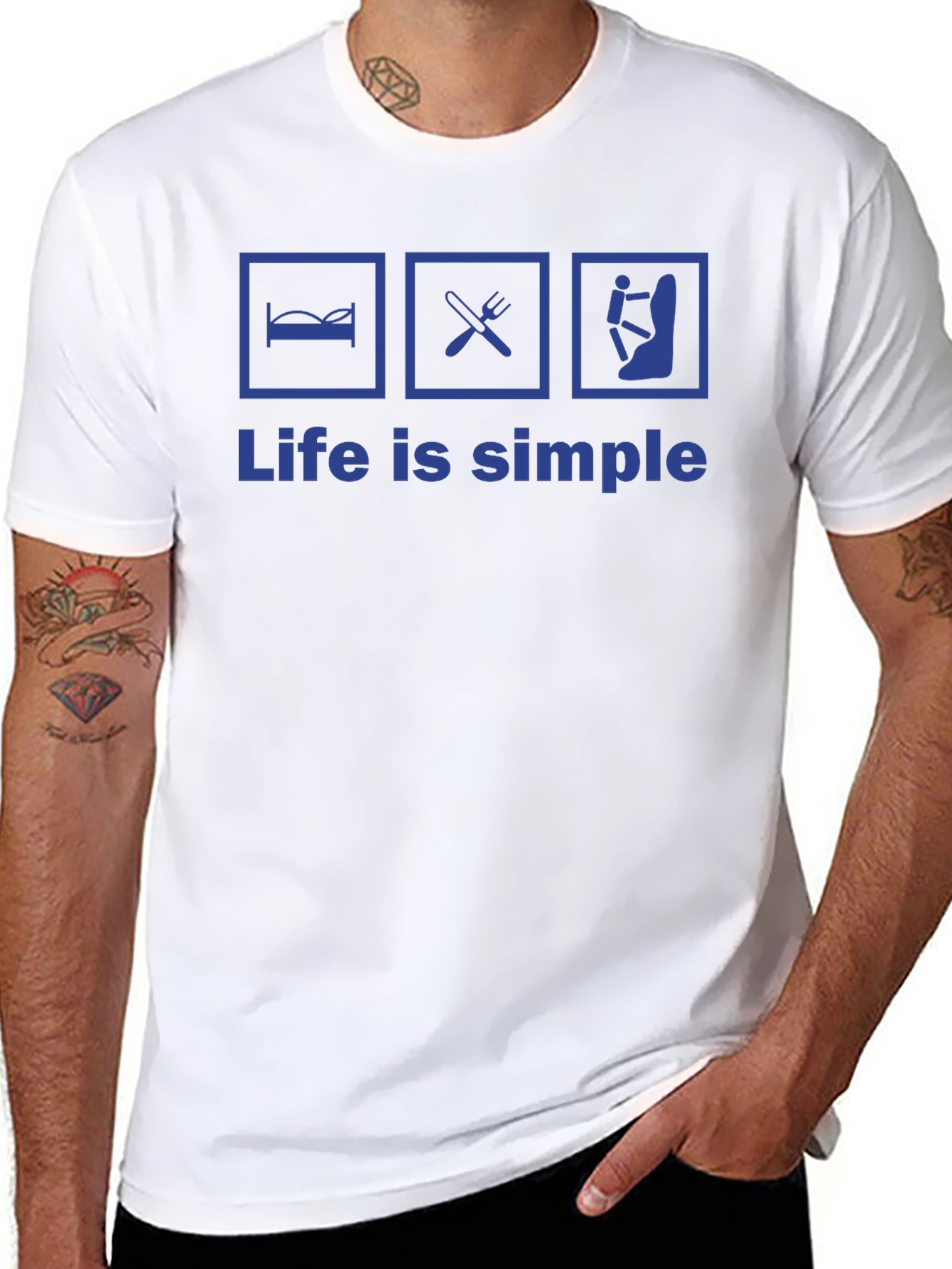 Life Is Simple Graphic Tee