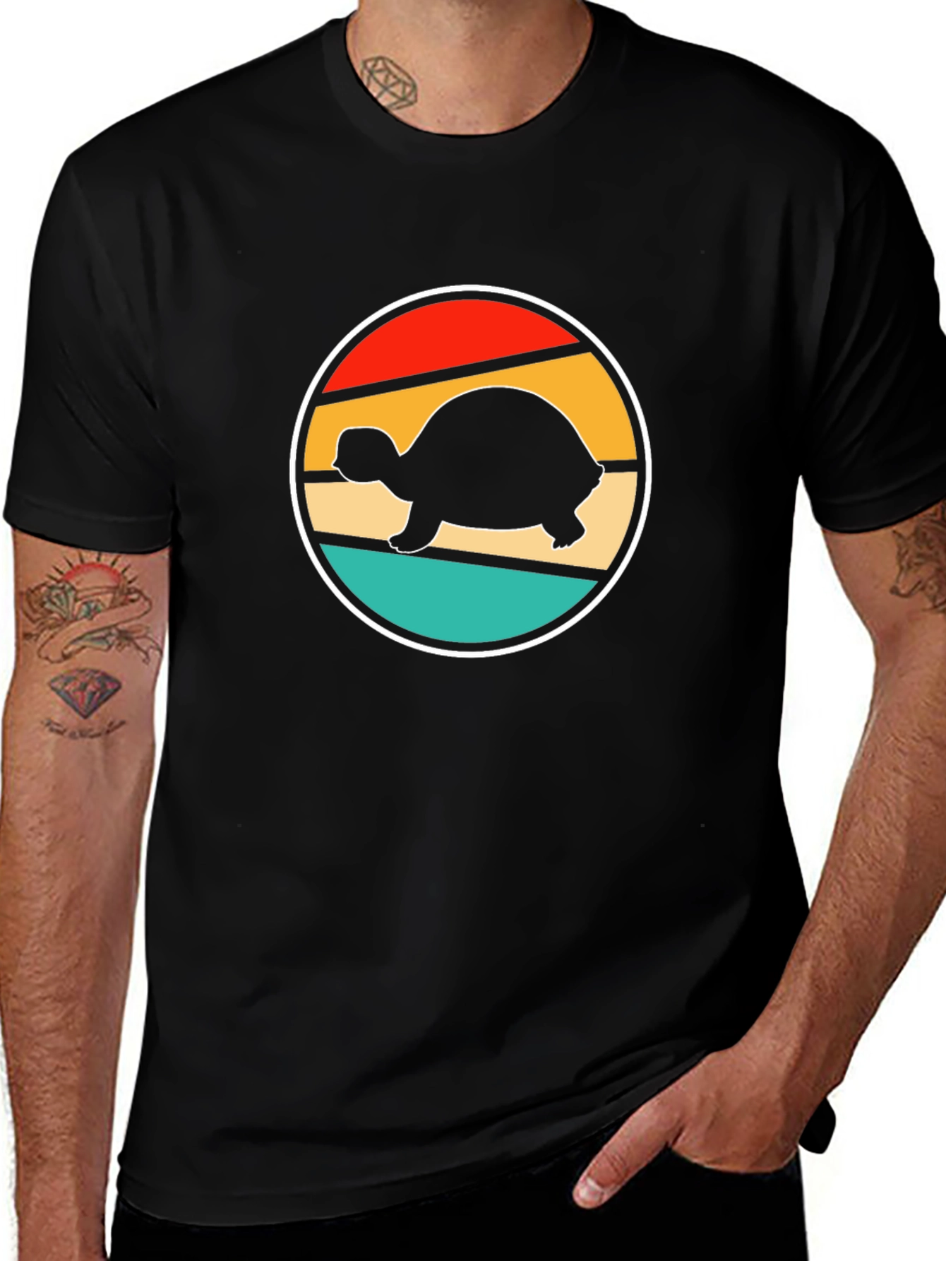 Retro Turtle Graphic T-Shirt