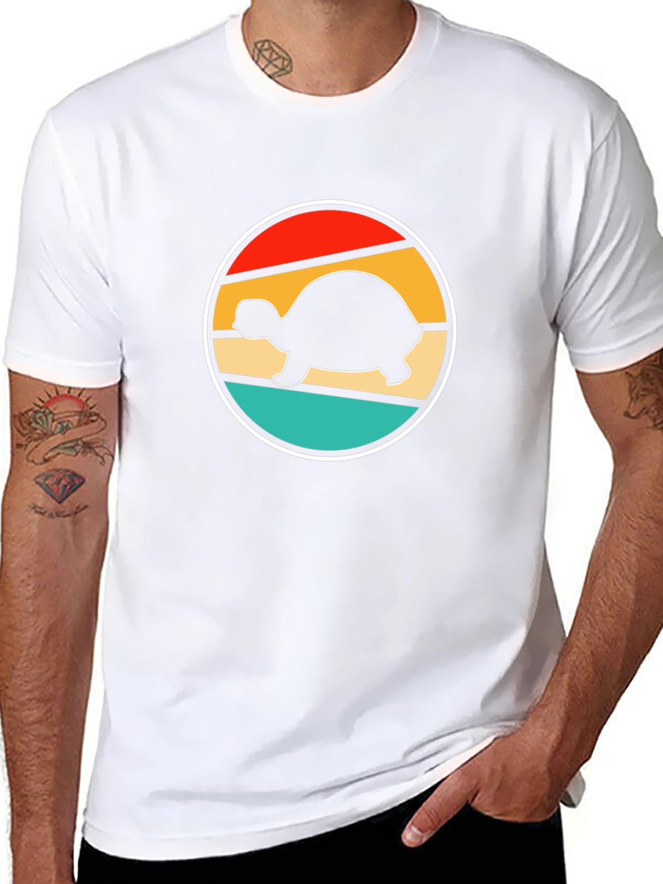 Retro Turtle Graphic T-Shirt