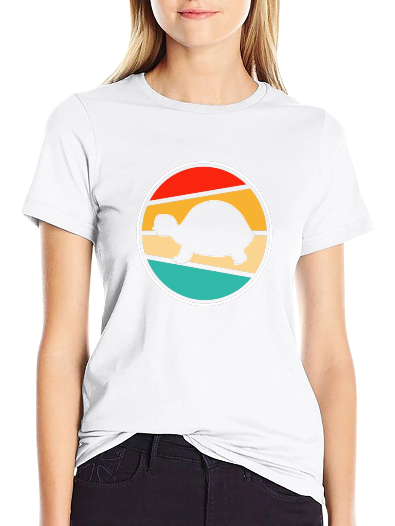 Retro Turtle Graphic T-Shirt