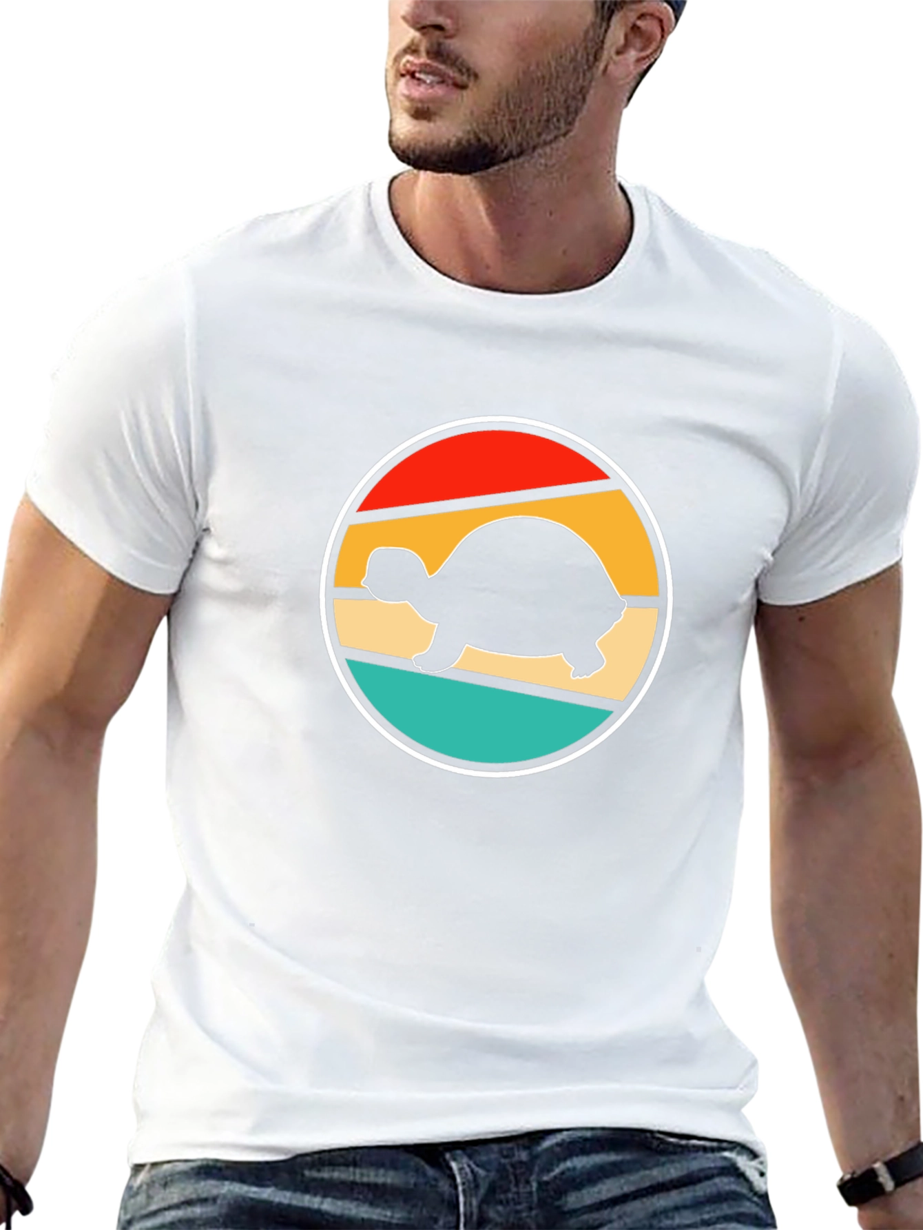 Retro Turtle Graphic T-Shirt