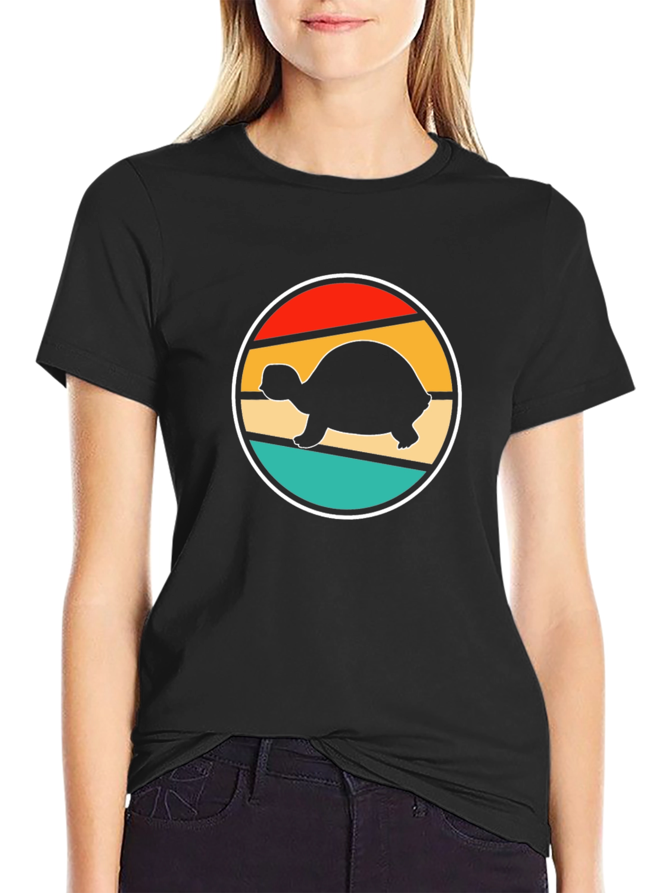 Retro Turtle Graphic T-Shirt