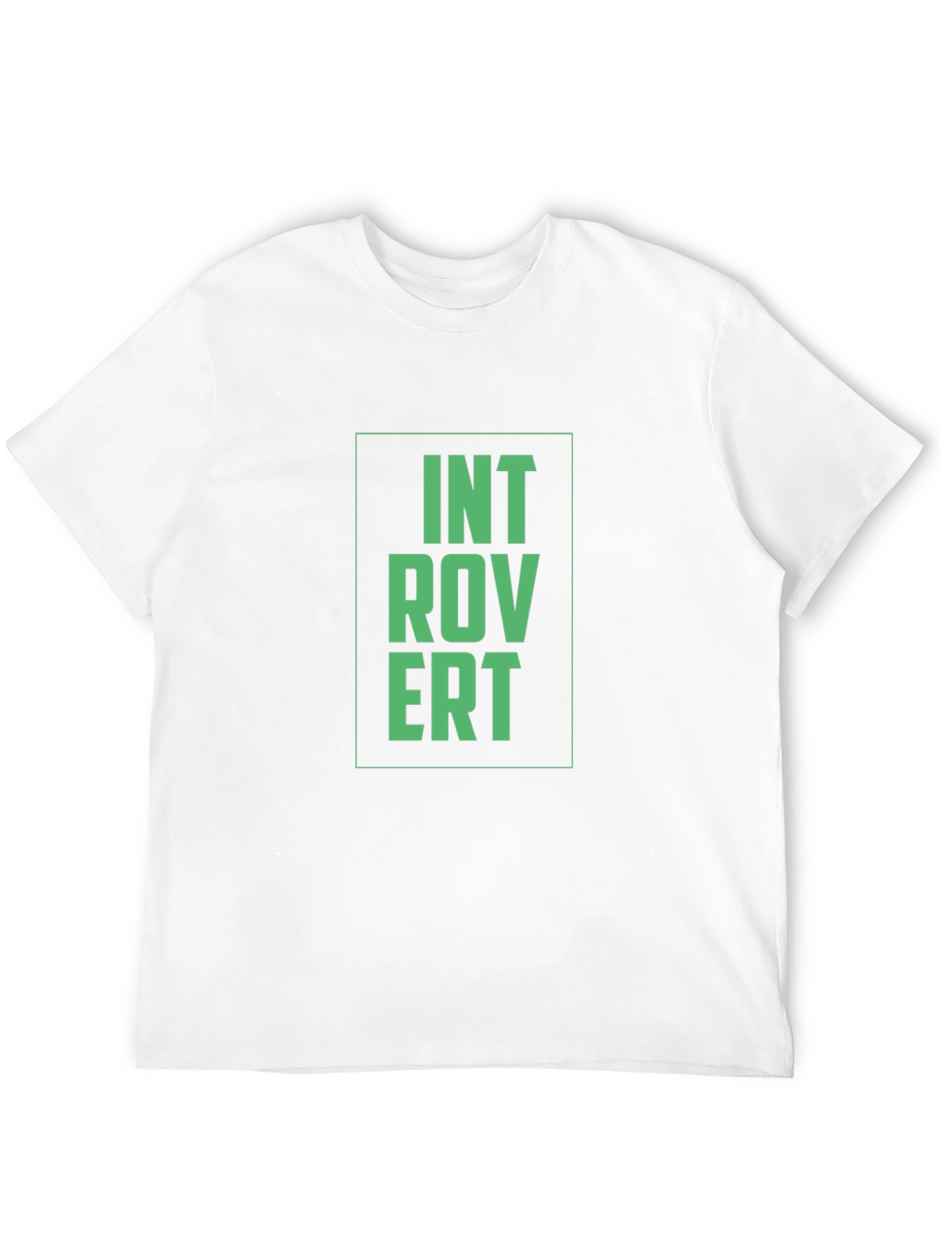 Introvert Graphic Tee - Black Comfort Fit T-Shirt