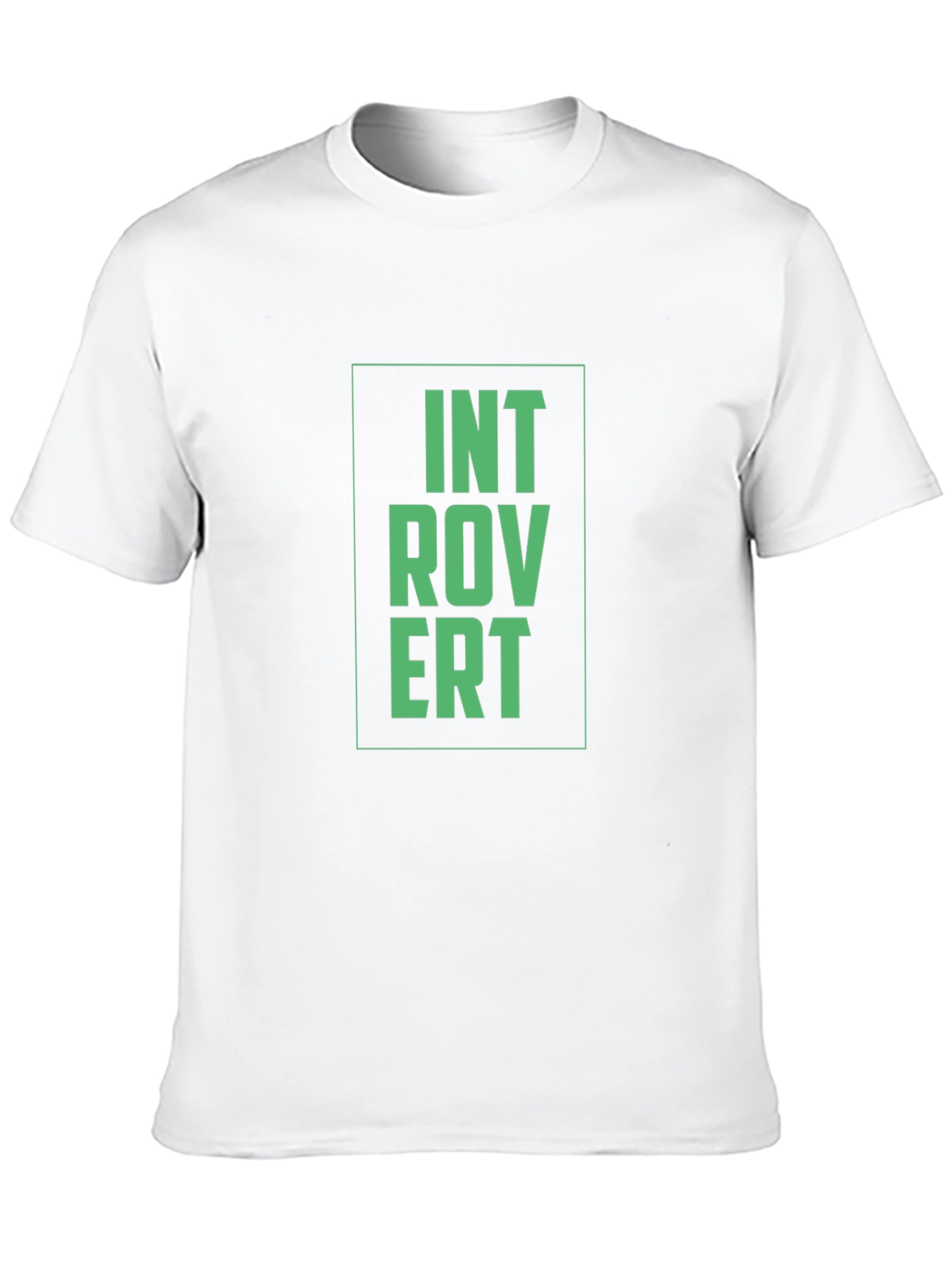 Introvert Graphic Tee - Black Comfort Fit T-Shirt