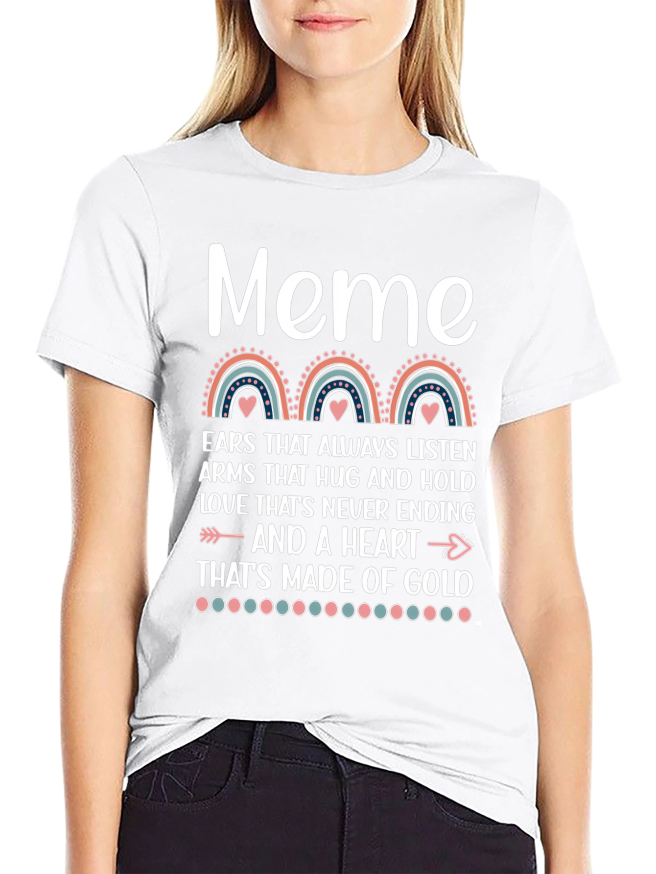 Meme Rainbow Heart T-Shirt